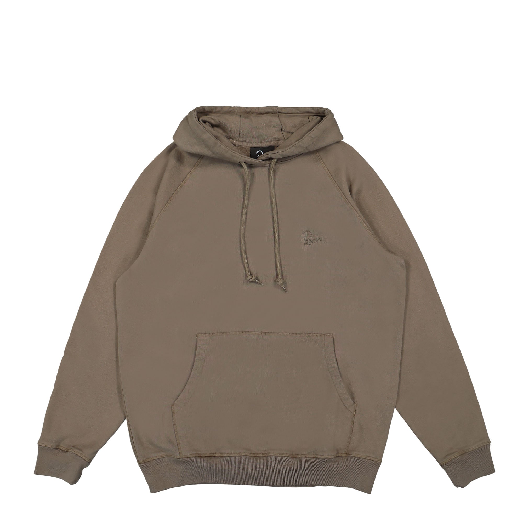 Parra® Script Logo Hooded Sweatshirt brown - O0ogiJEW