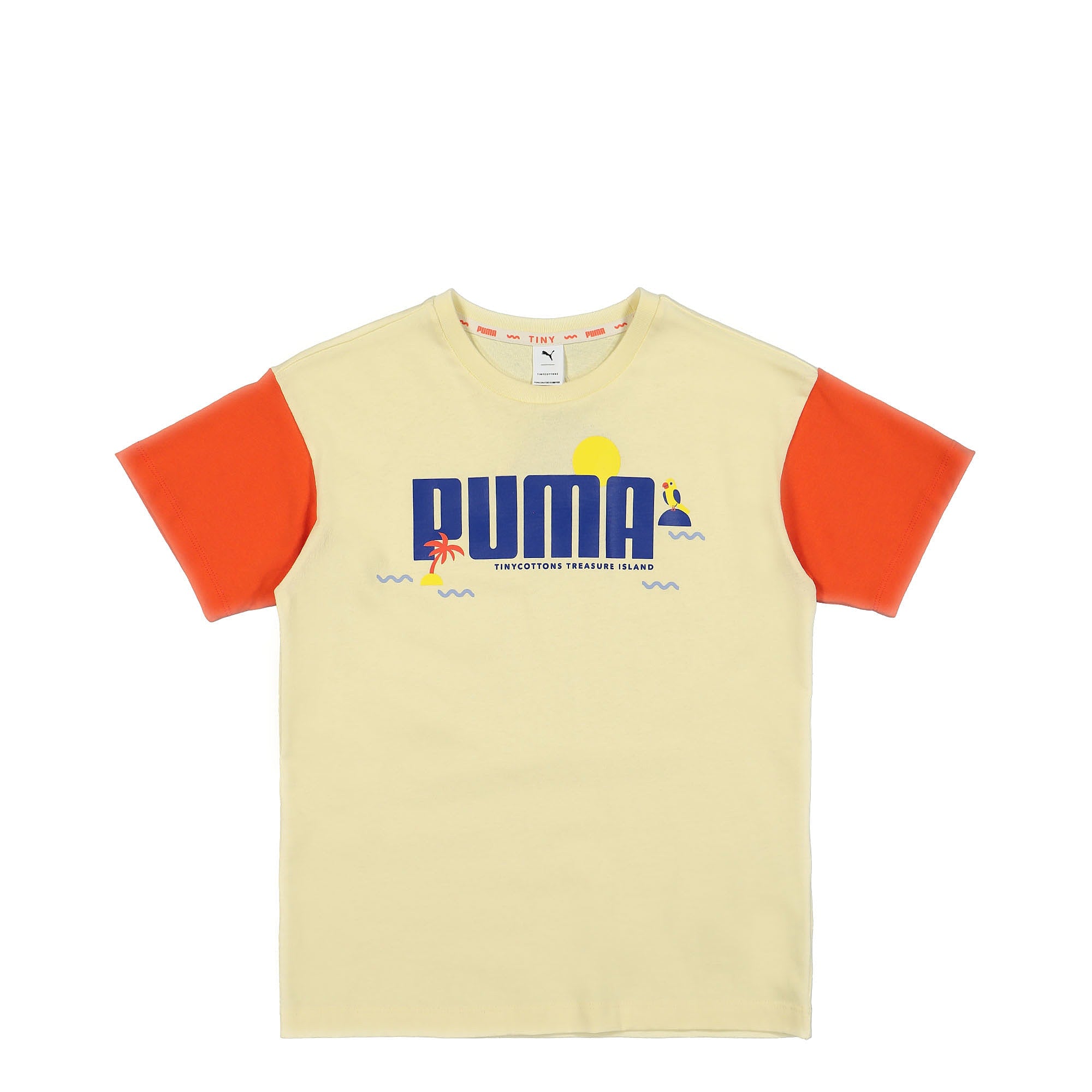 Puma® Colorblock Tee yellow - FVDCunFw