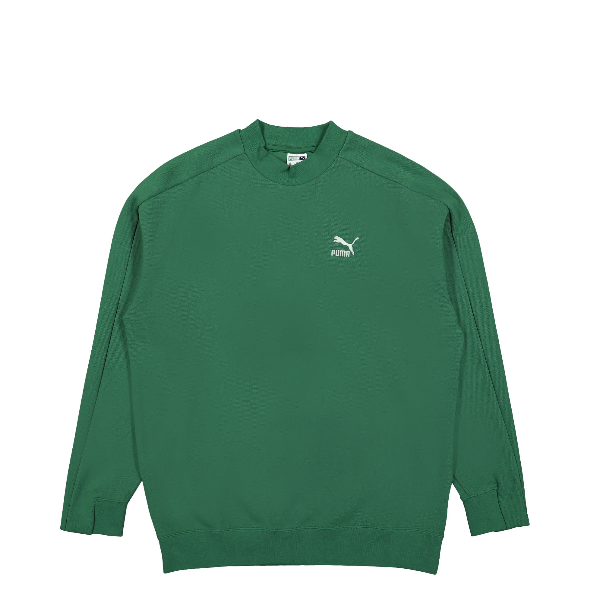 Puma® T7 Mock Neck Crew green - 8XSWdzSS