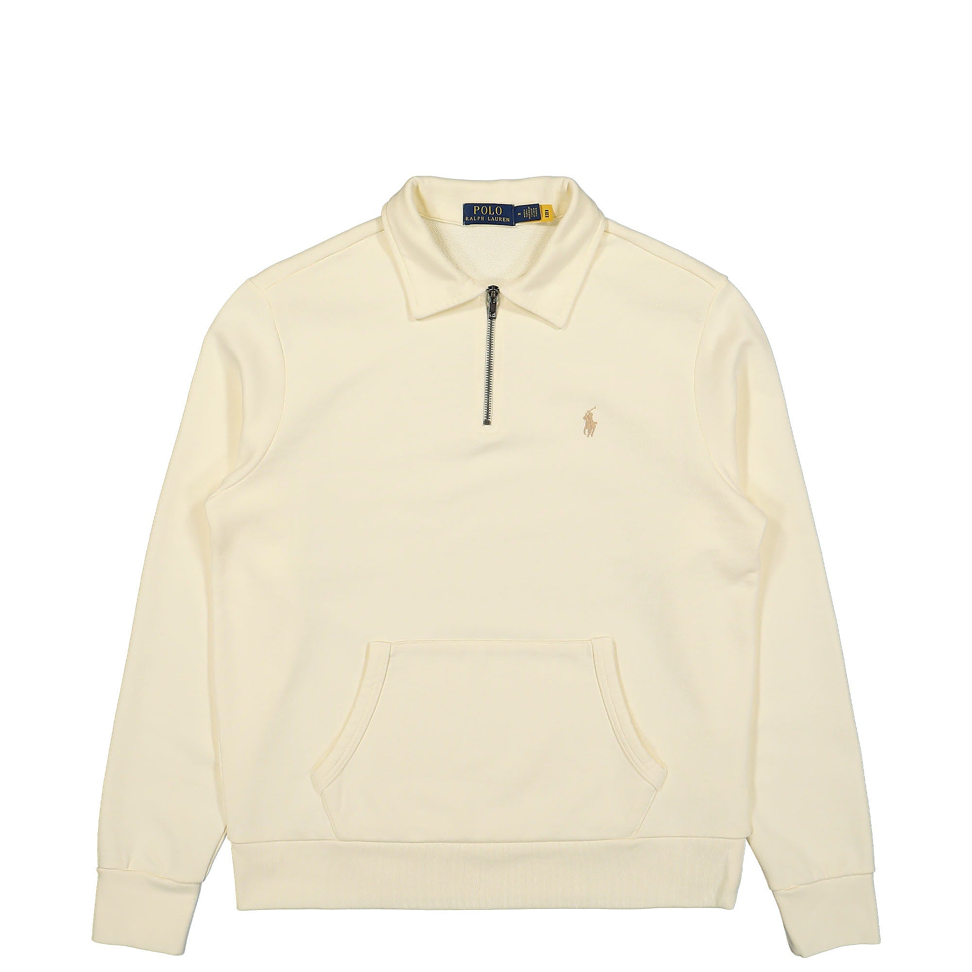 Polo Ralph Lauren® Loopback Fleece Quarter-Zip Sweatshirt beige - YuHQ1lcn