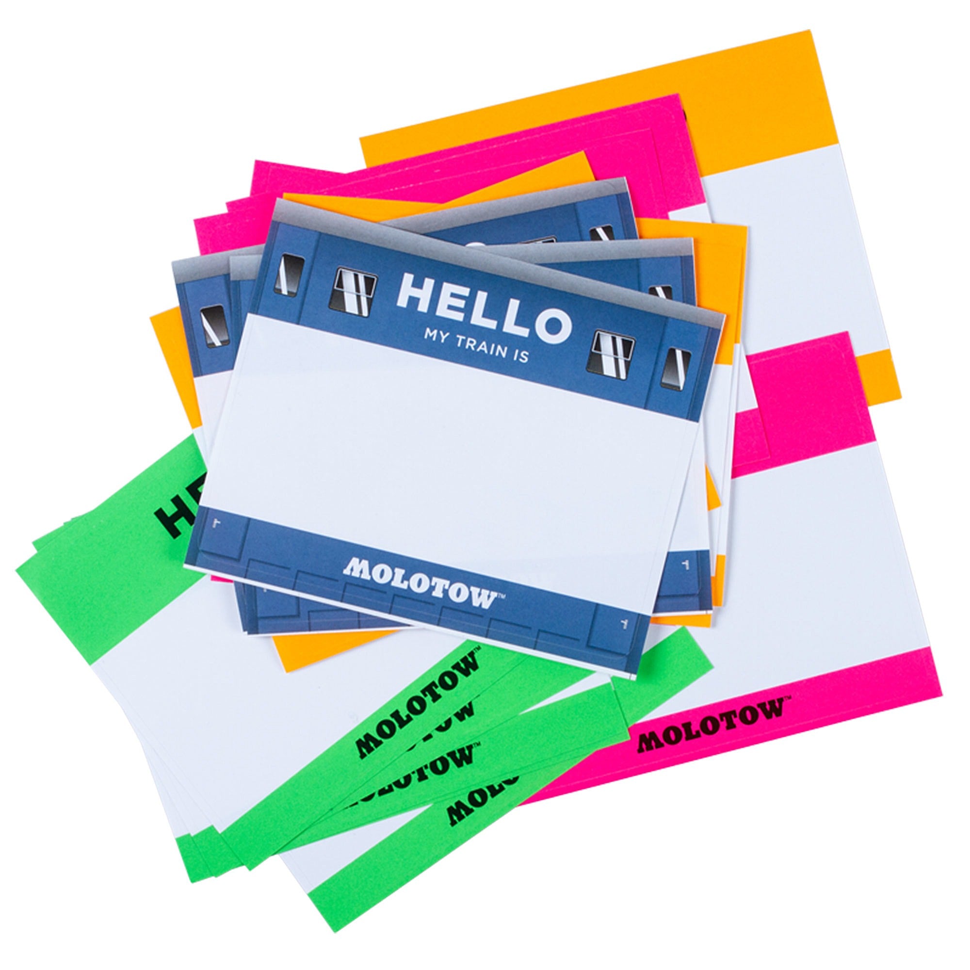 Molotow® hello my train is sticker set - jFr7VdG4