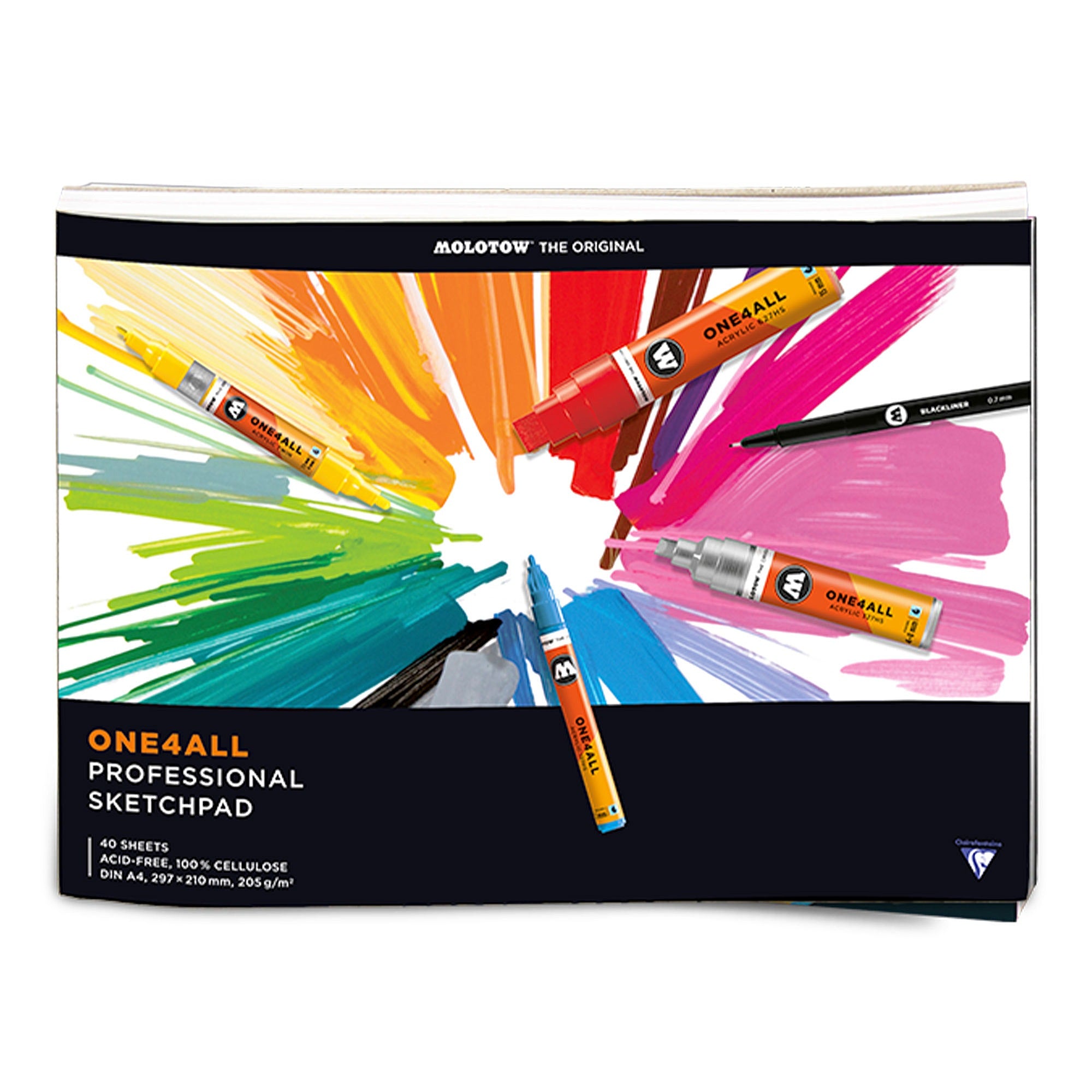 Molotow® one4all professional sketchpad a4 landscape multicolored - WIpMBweQ