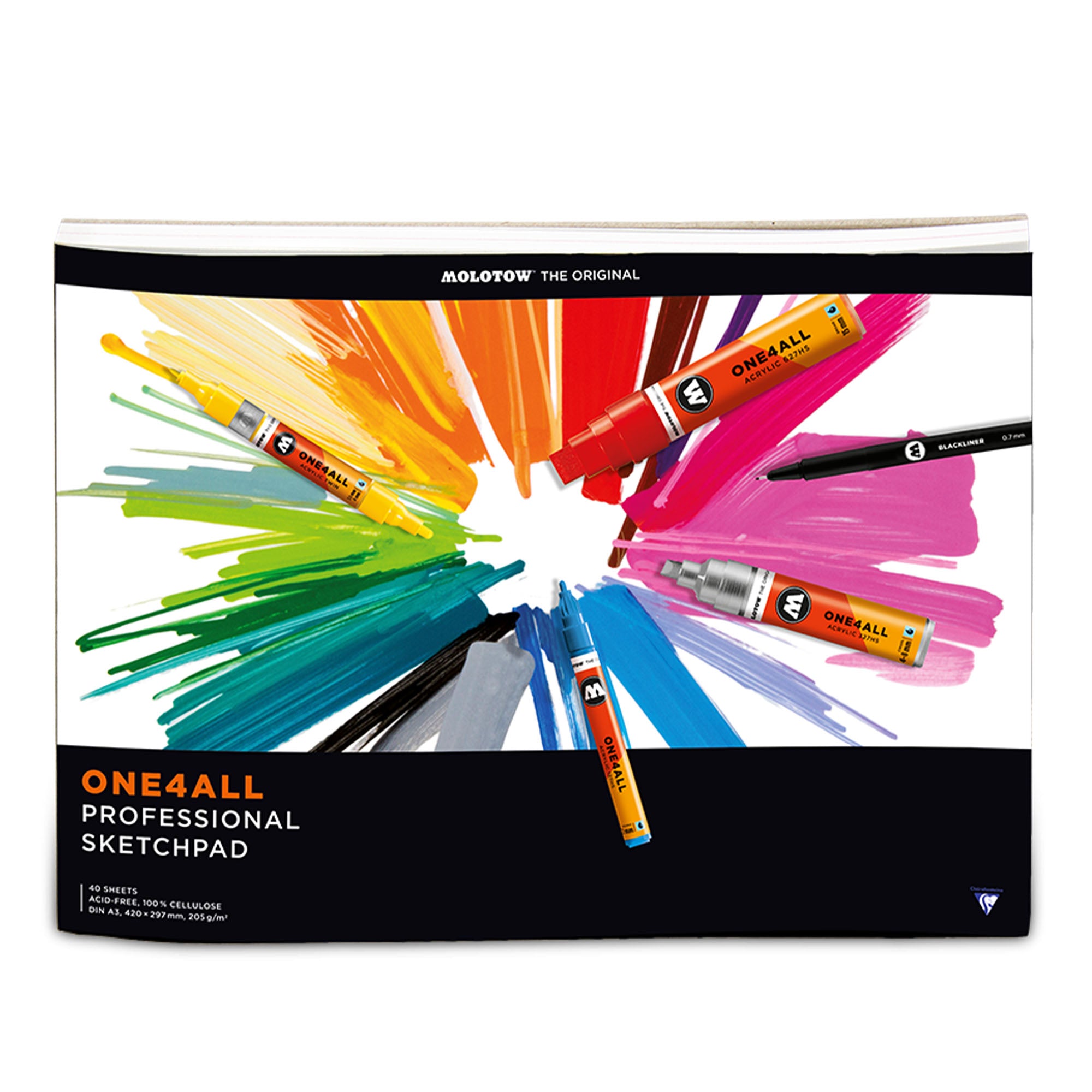 Molotow® One4All Professional Sketchpad A3 Landscape multicolored - ks1gvJIa