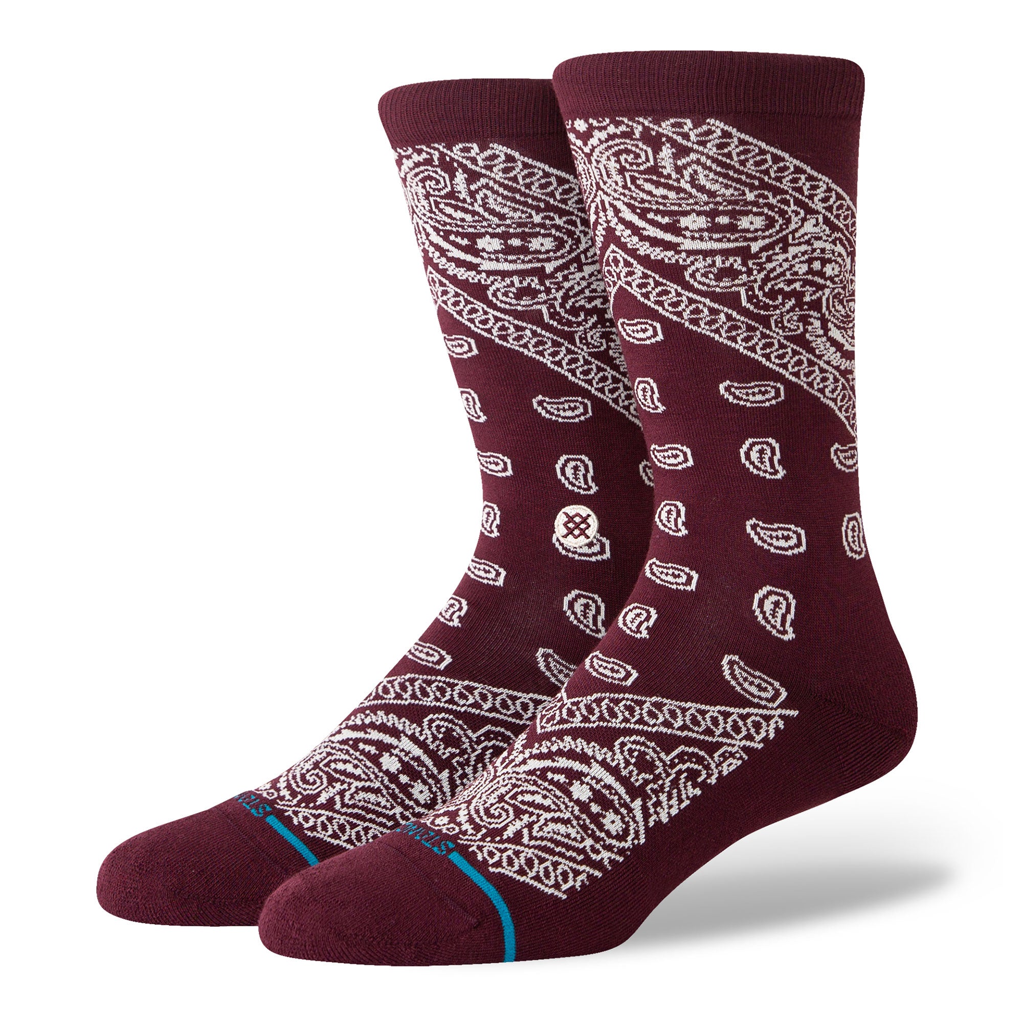 Stance® Barrio Crew Socks red - 5Ur0ZKaw