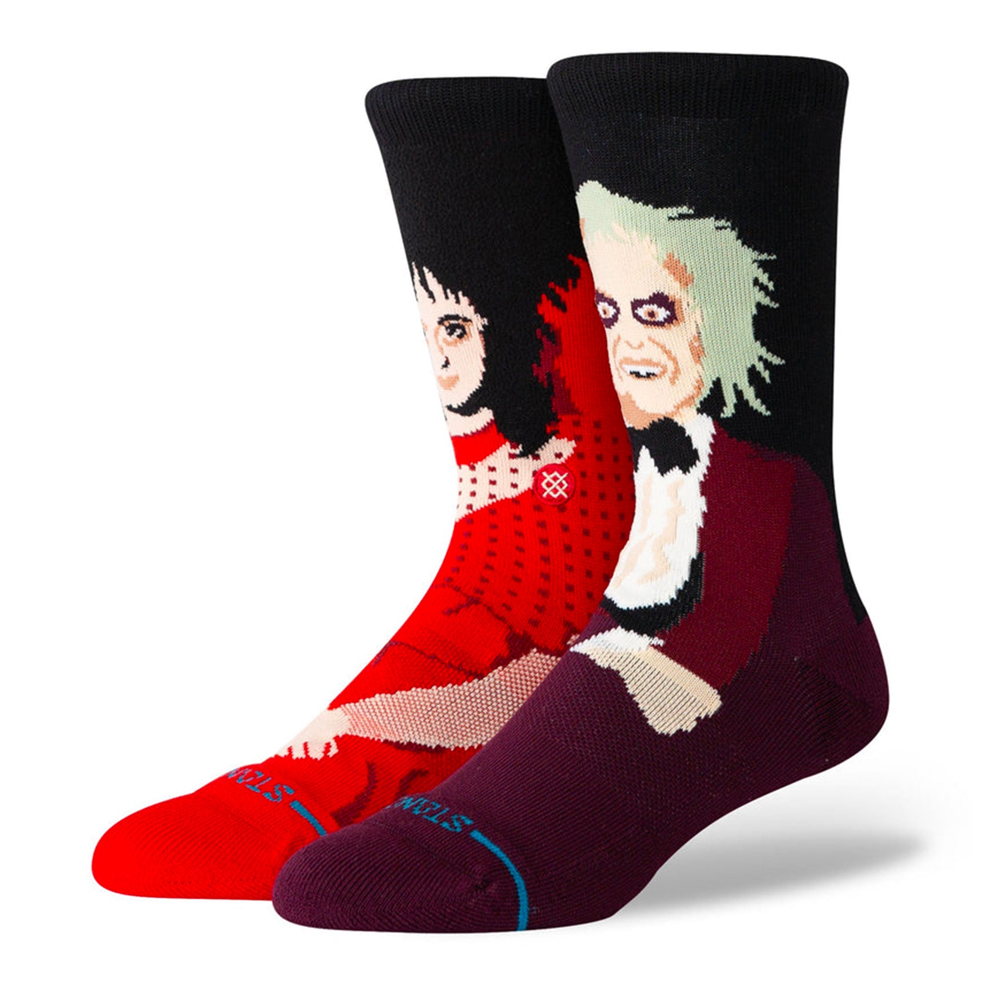 Stance® Dearly Beloved Crew Socks red - hCxHrQxm