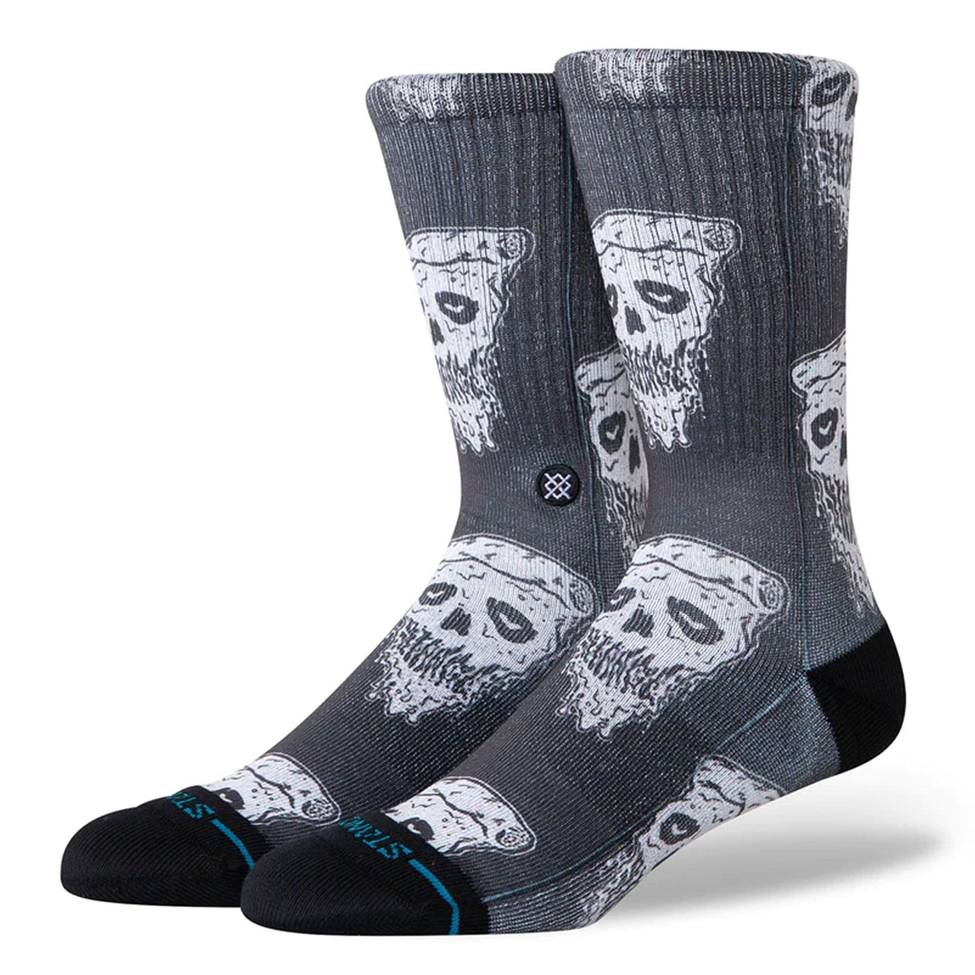 Stance® Pizza Face Socks gray - XJshflWh