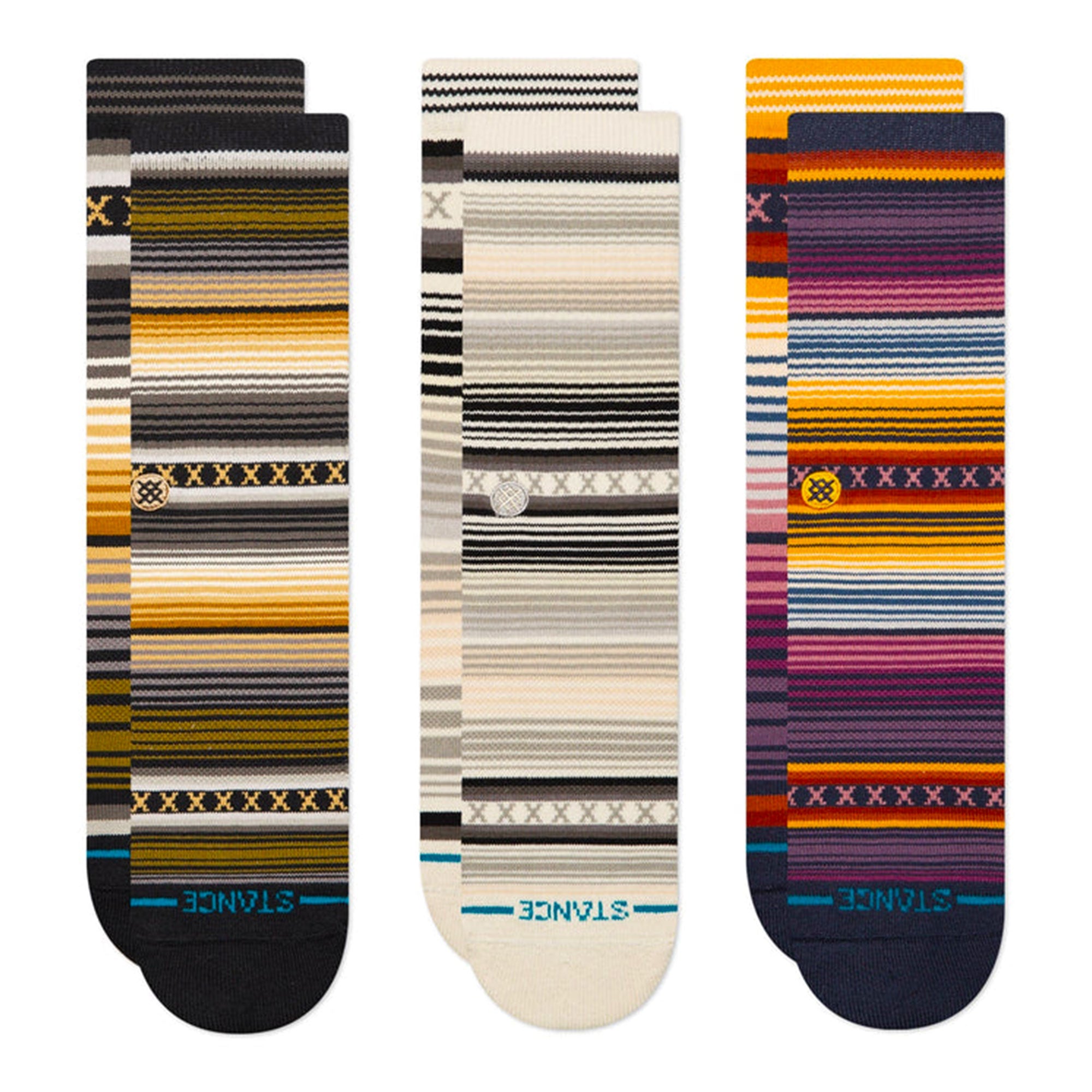 Stance® Curren 3 Pack Socks multicolored - 2Ds4Myv2