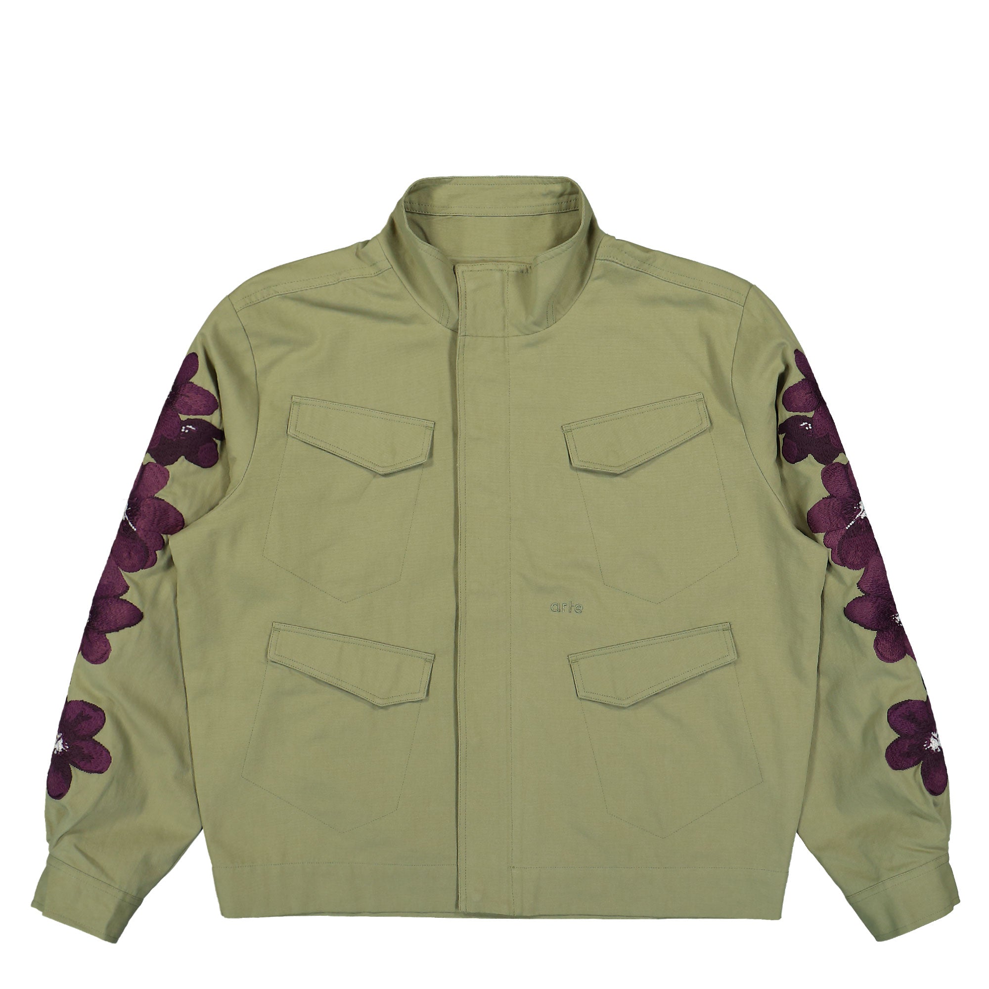 Arte Antwerp® Flower Embroidery Jacket olive - WAjJ3A0Q