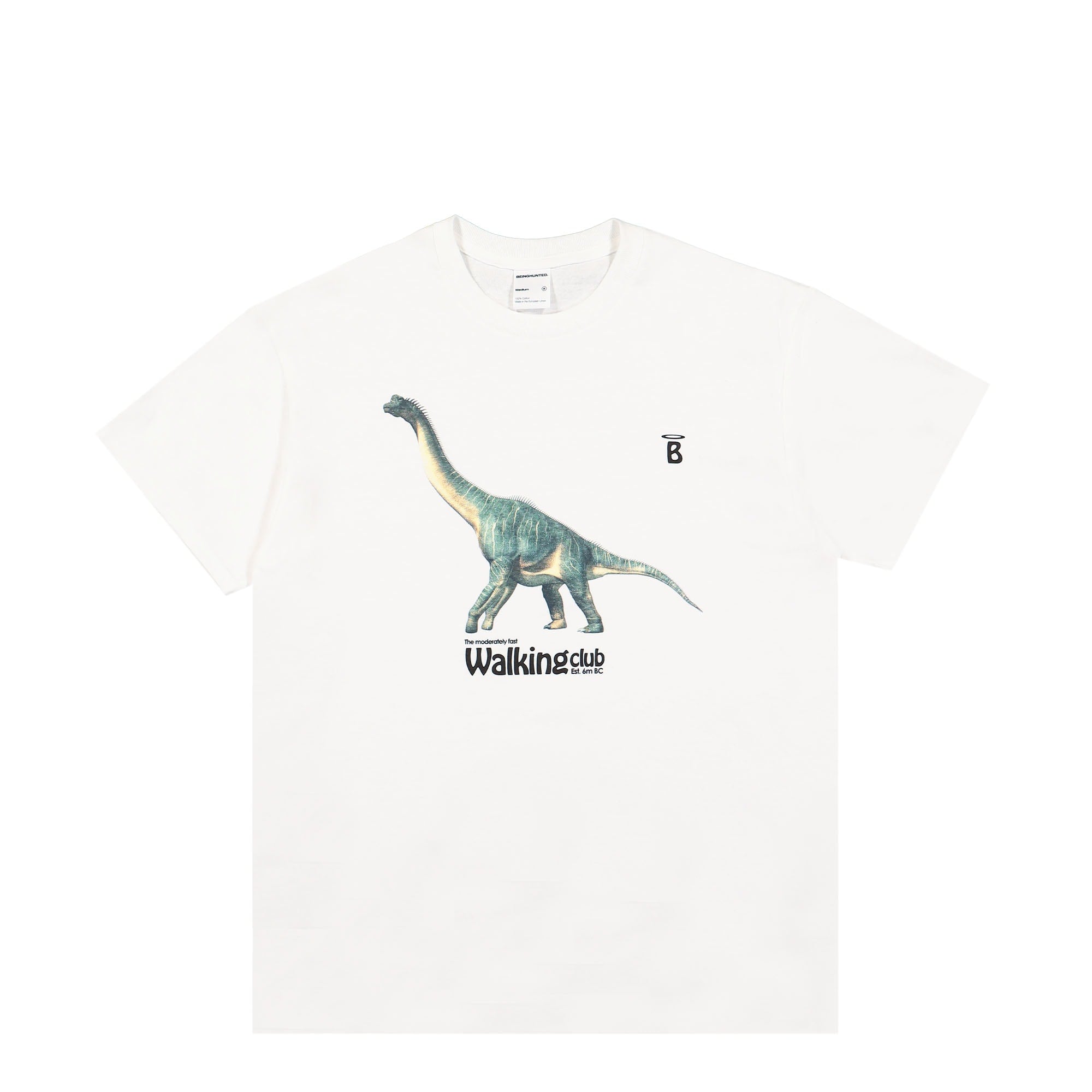 Beinghunted® The Walking Club Dino T-Shirt white - jpiJt5qX