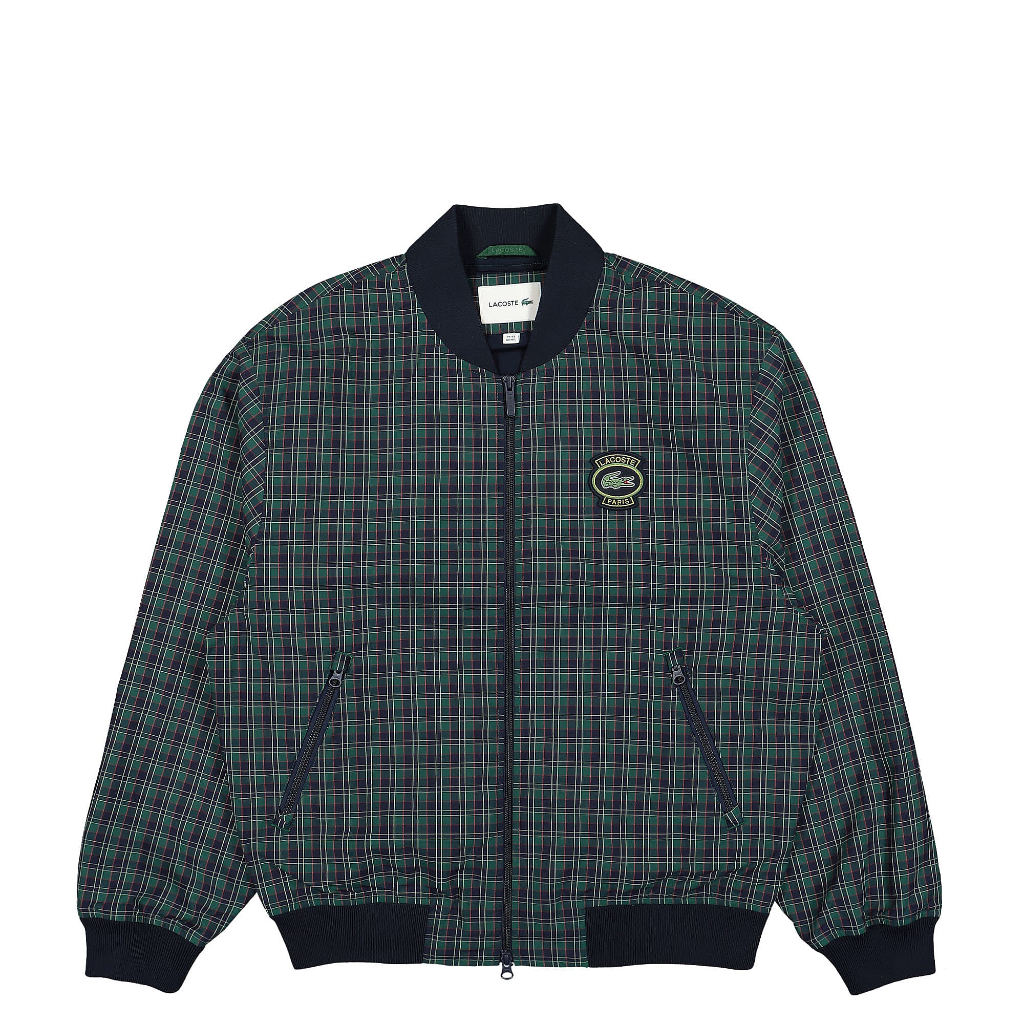 Lacoste® Checked Showerproof Harrington Jacket multicolored - U1fUKndx