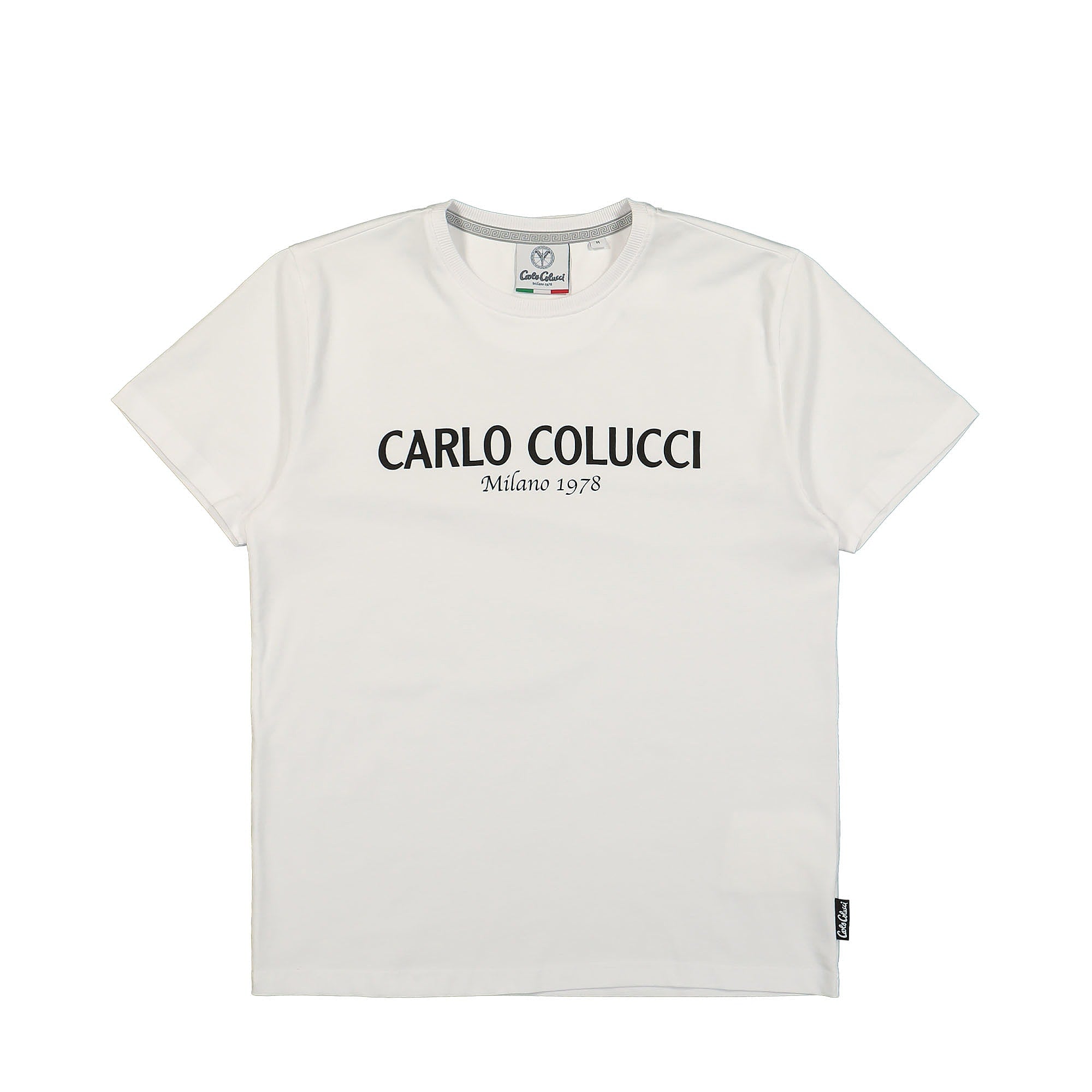 Carlo Colucci® T-Shirt white - X6ufq92M