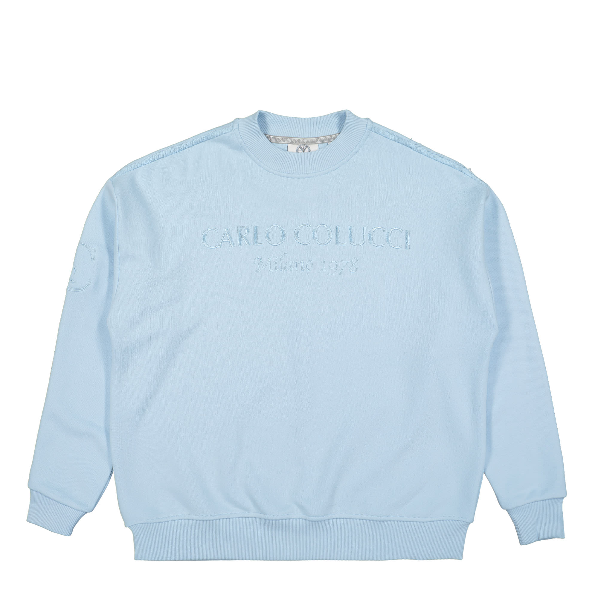 Carlo Colucci® Oversize Sweatshirt blue - RxK9I8iS