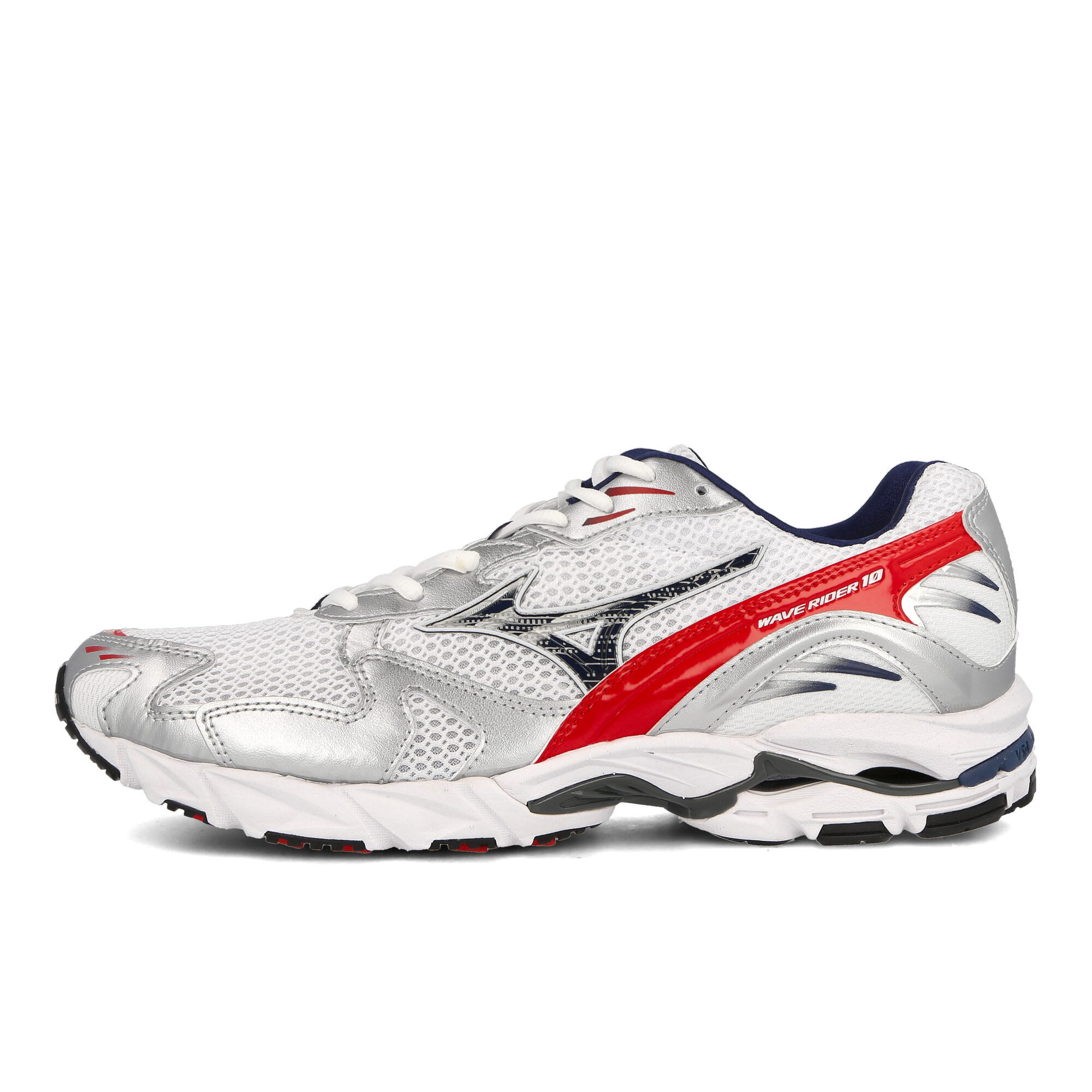 Mizuno® Wave Rider 10 silver / red - GuAQnW4d