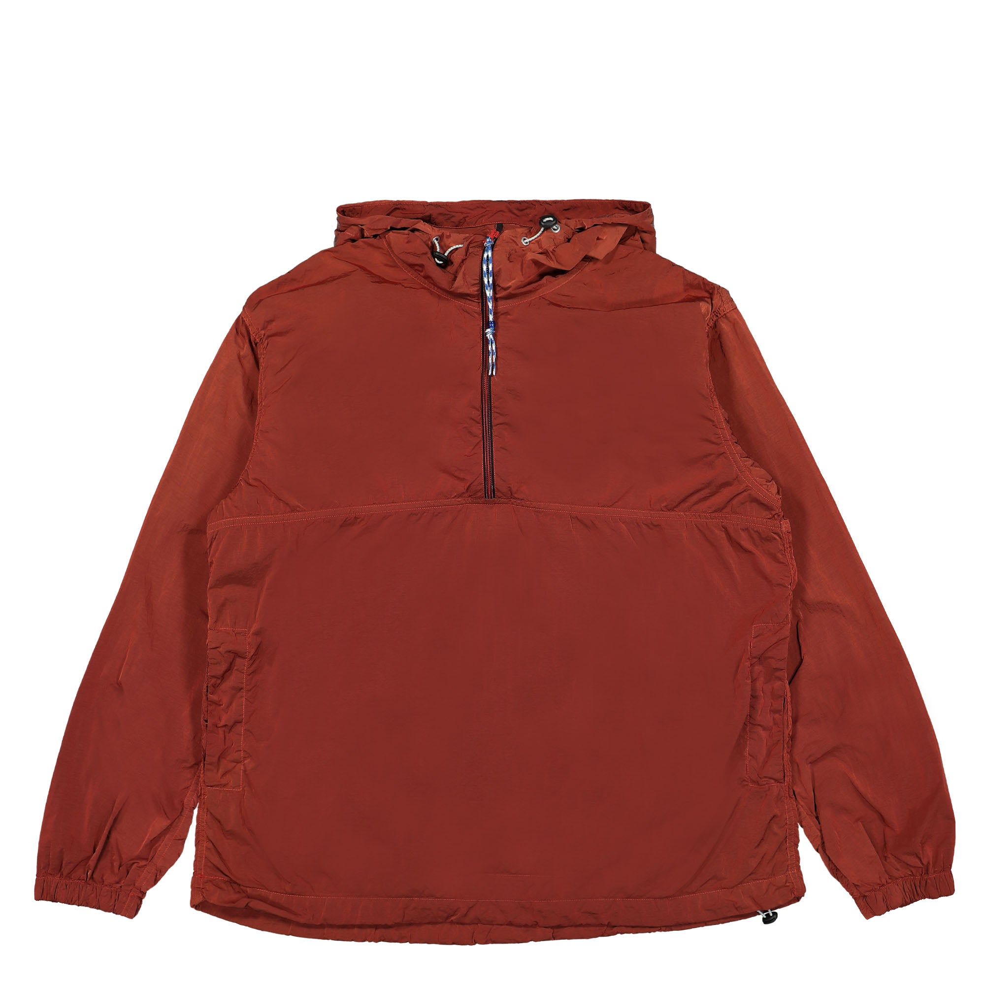 Aries® windbreaker half zip jacket red - m6kMMkE1