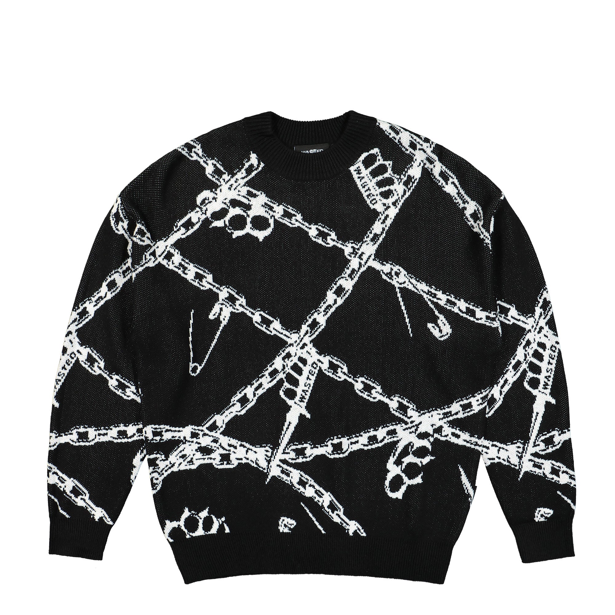 Wasted Paris® Knuckles Sweatshirt black - bELimIyN