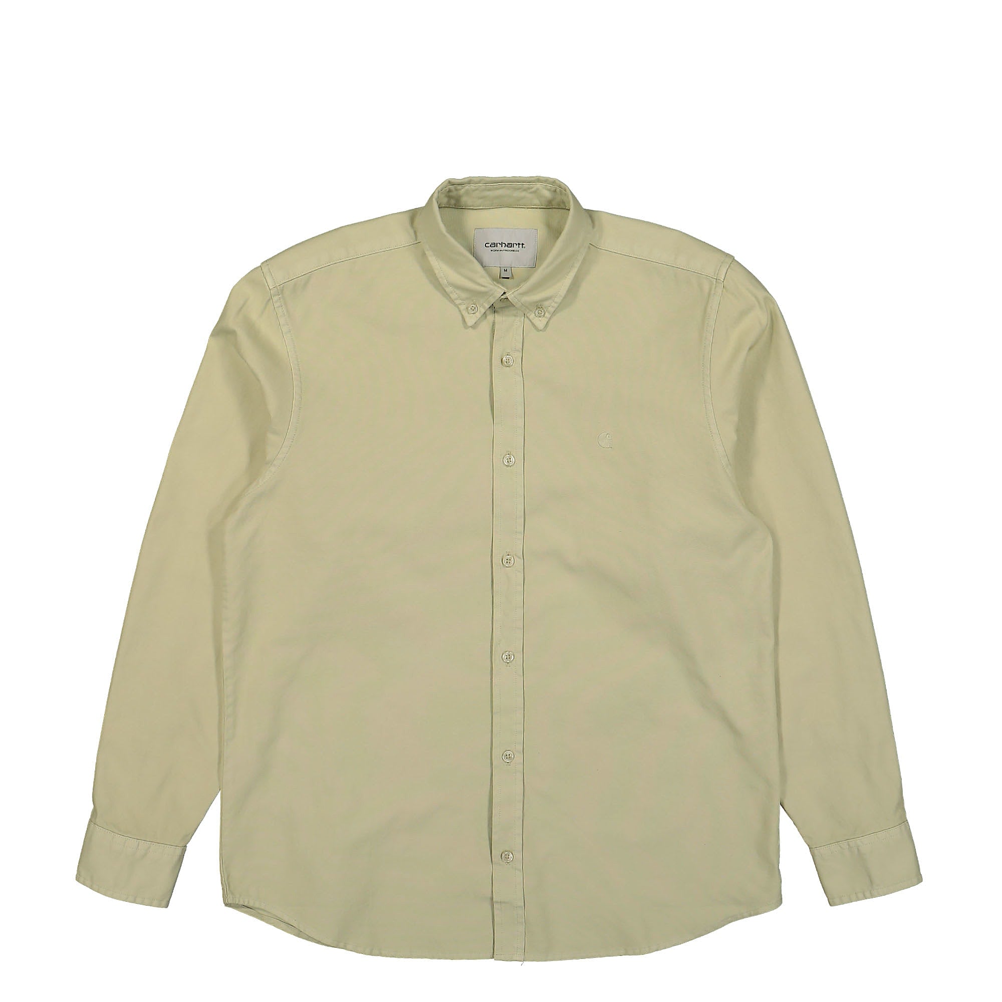 Carhartt WIP® L/S Bolton Shirt beige / green - p7ZgqdtR