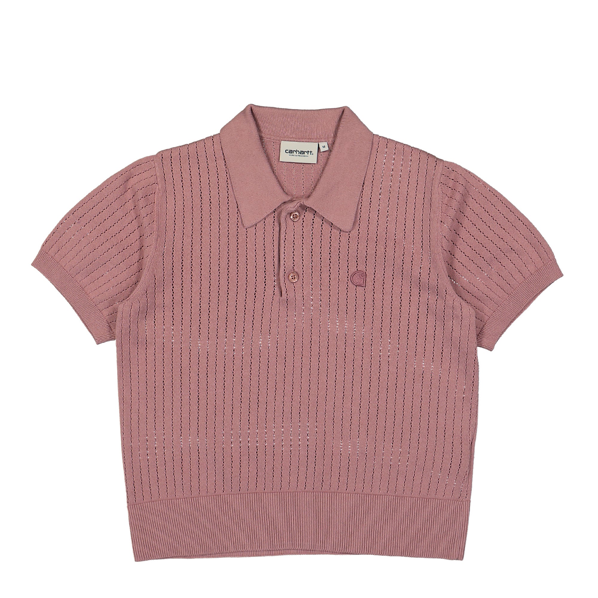 Carhartt WIP® W S/S Norlina Polo pink - 4aHqQjLR