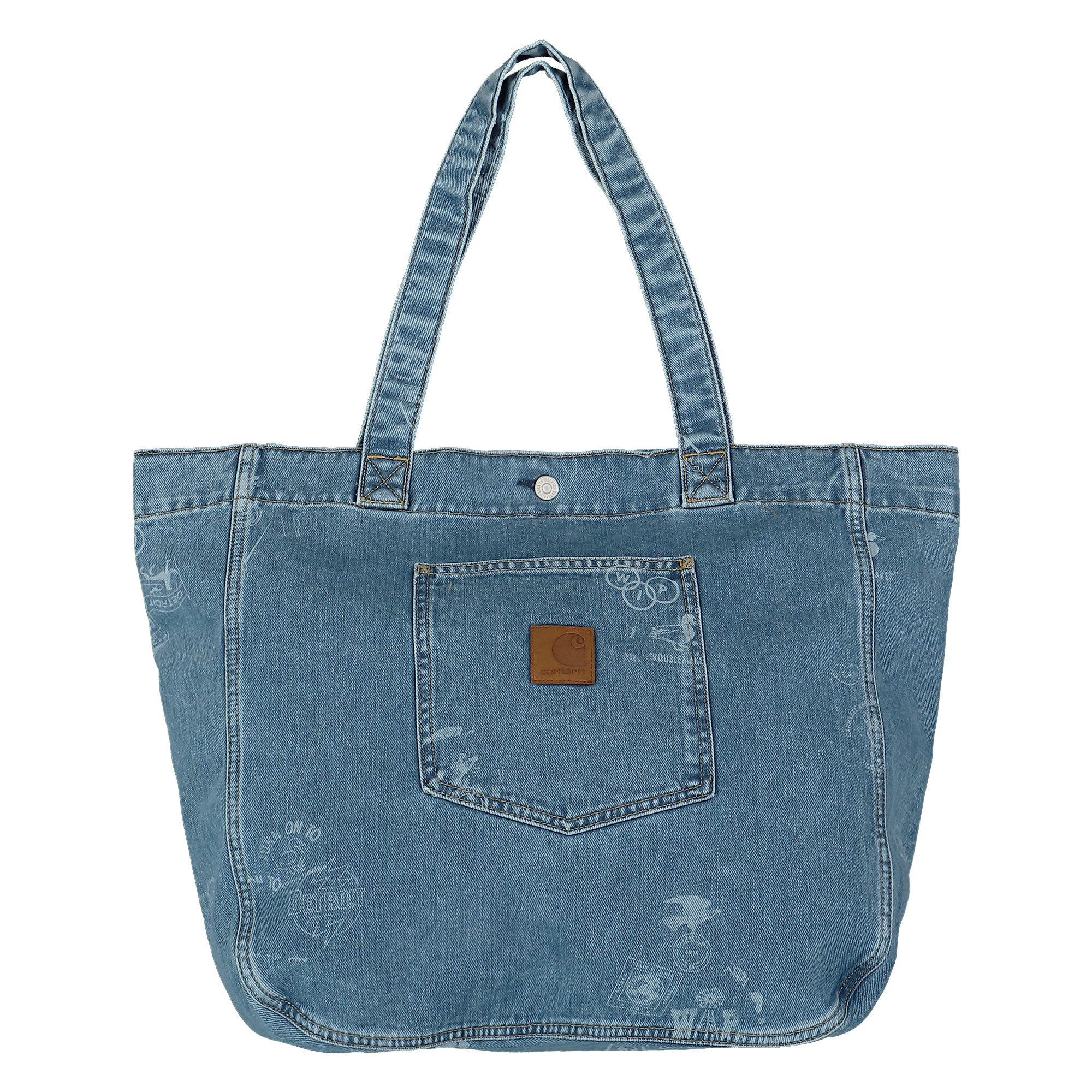 Carhartt WIP® Stamp Tote Bag Maitland Stamp blue - verOIRSc