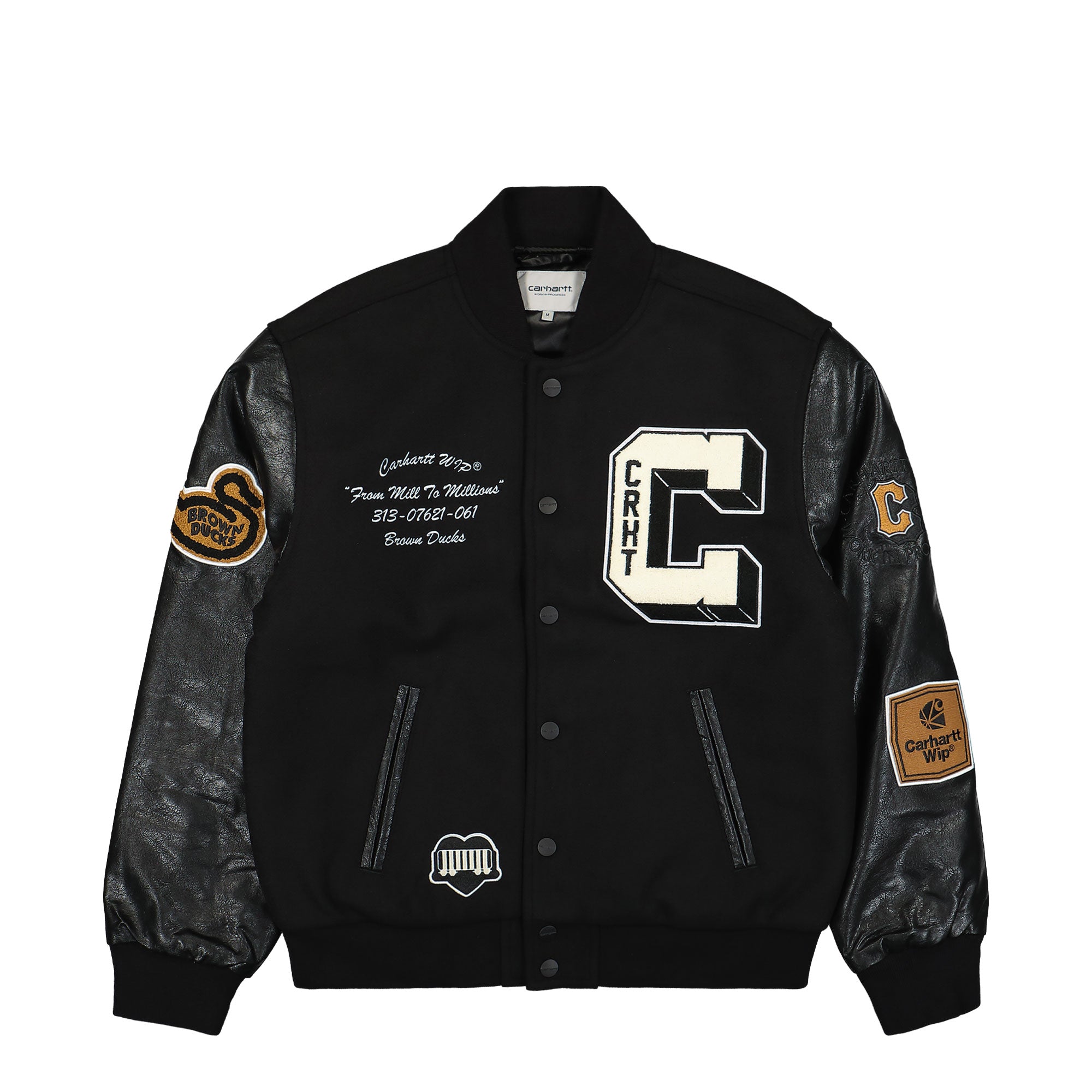 Carhartt WIP® Brown Ducks Bomber black - eycvDNaH