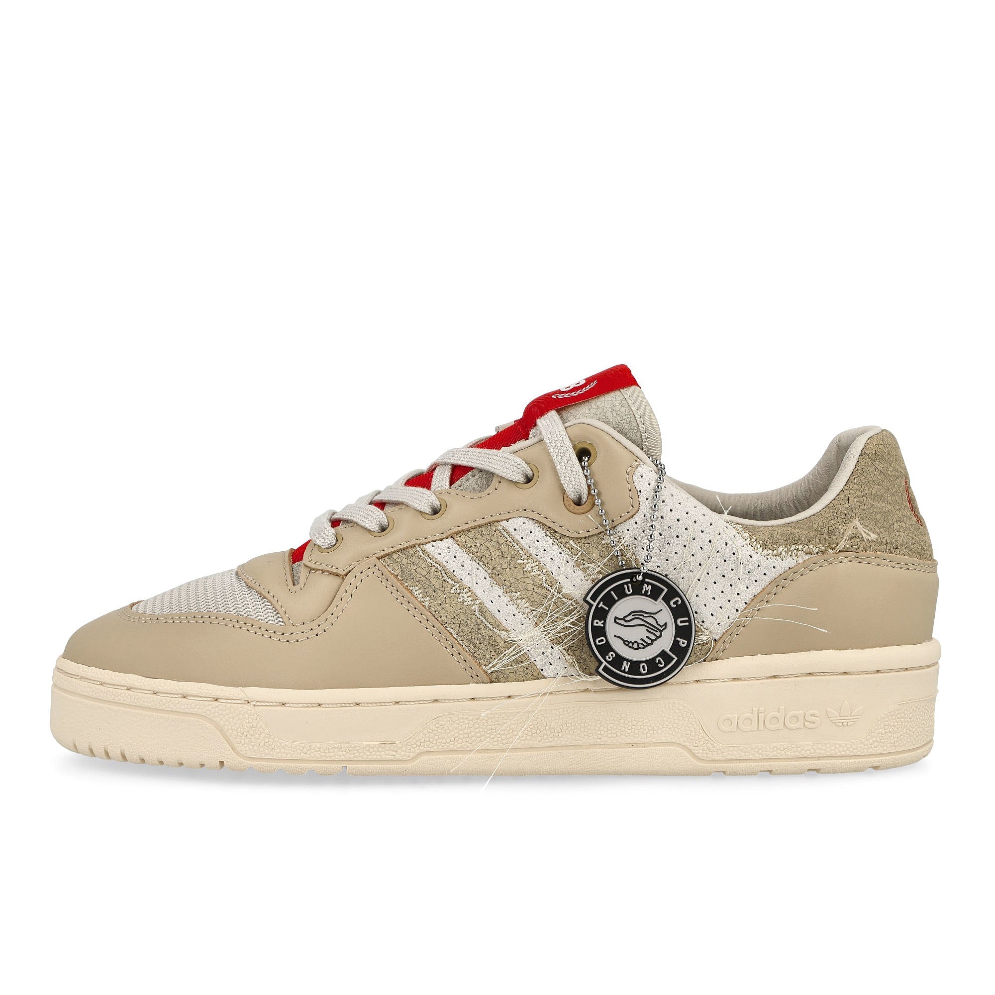 adidas® Rivalry Low beige / red - e9UFrjeQ