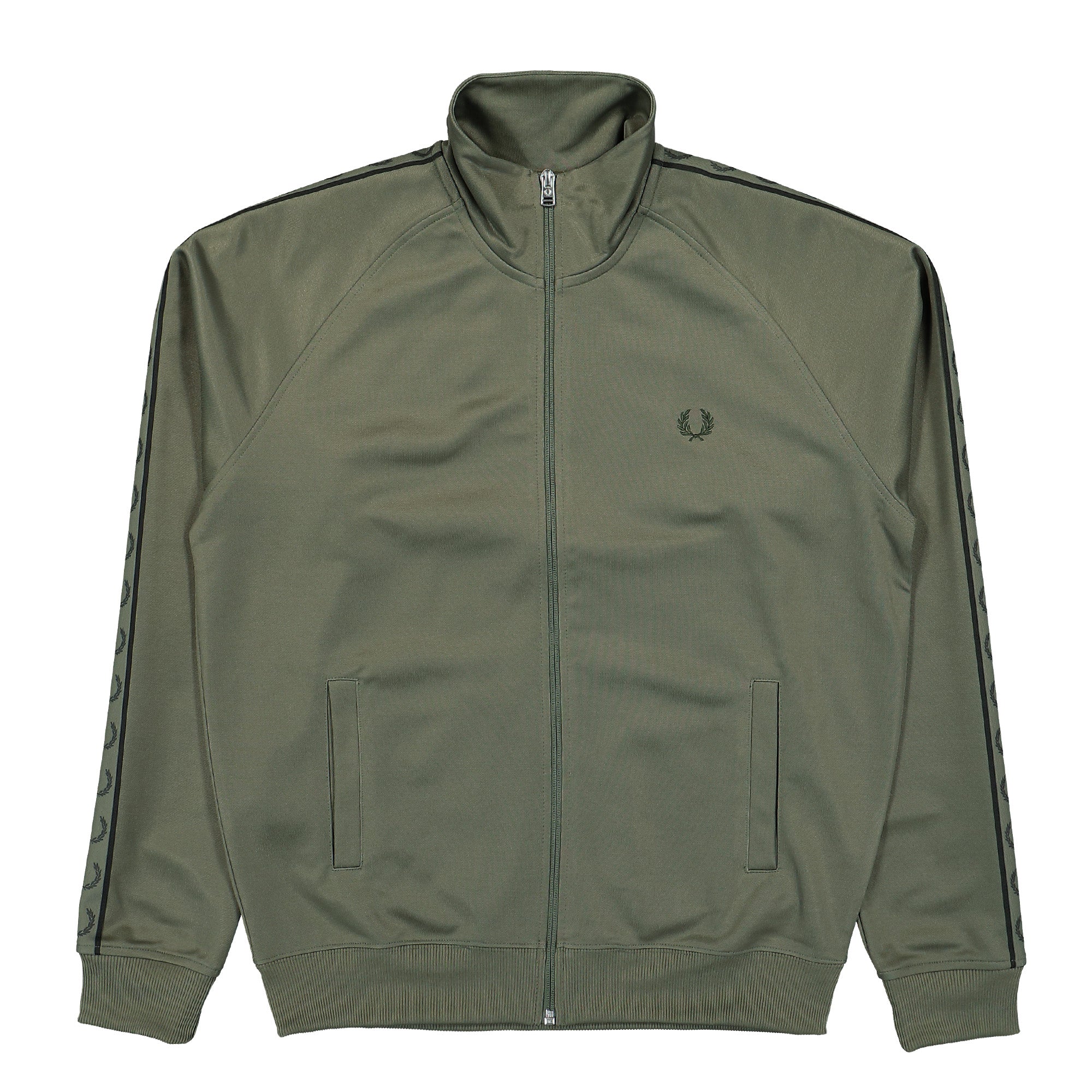 Fred Perry® Contrast Tape Track Jacket olive - w3GMlo7O