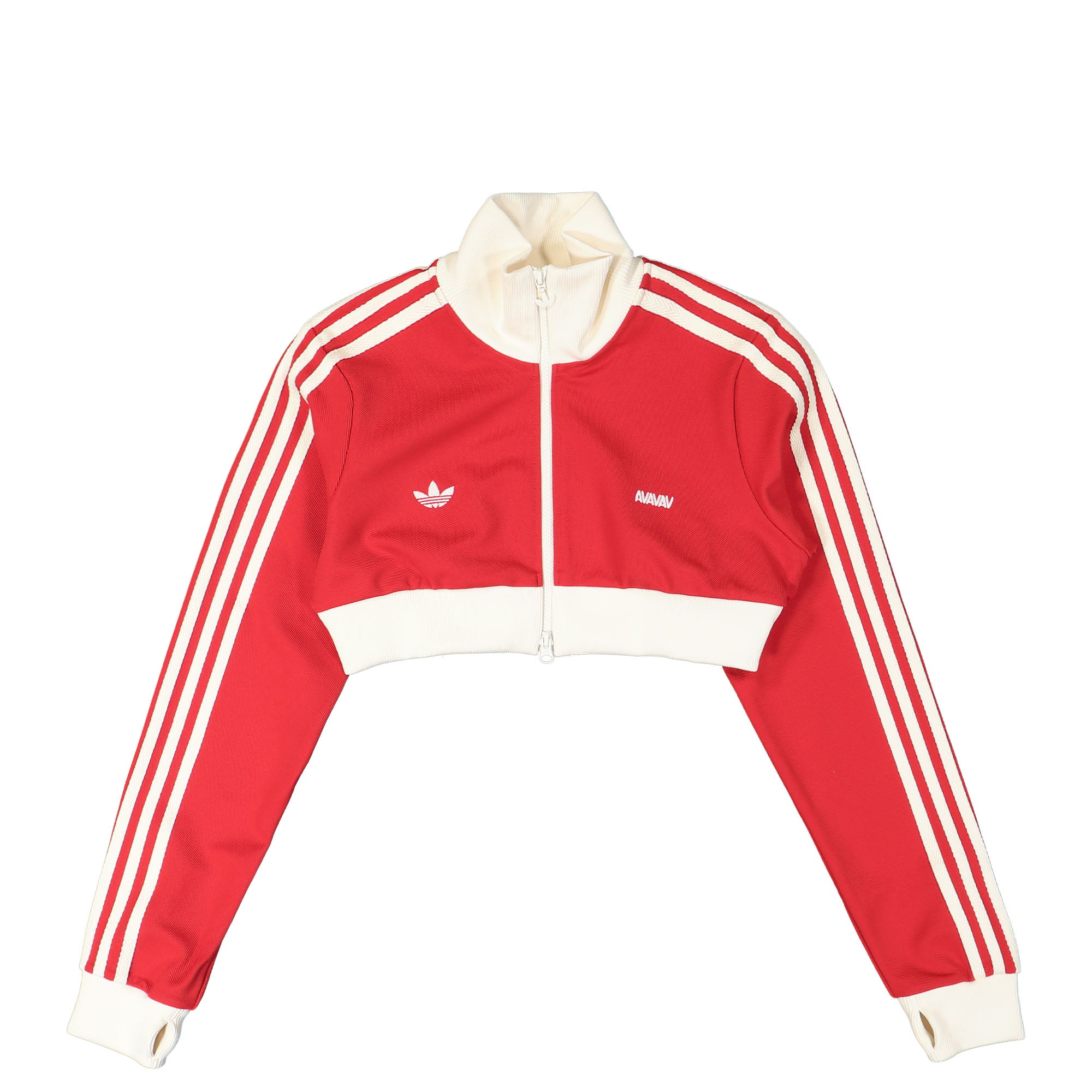 adidas® Cropped Track Top red - Eqf4oqPi