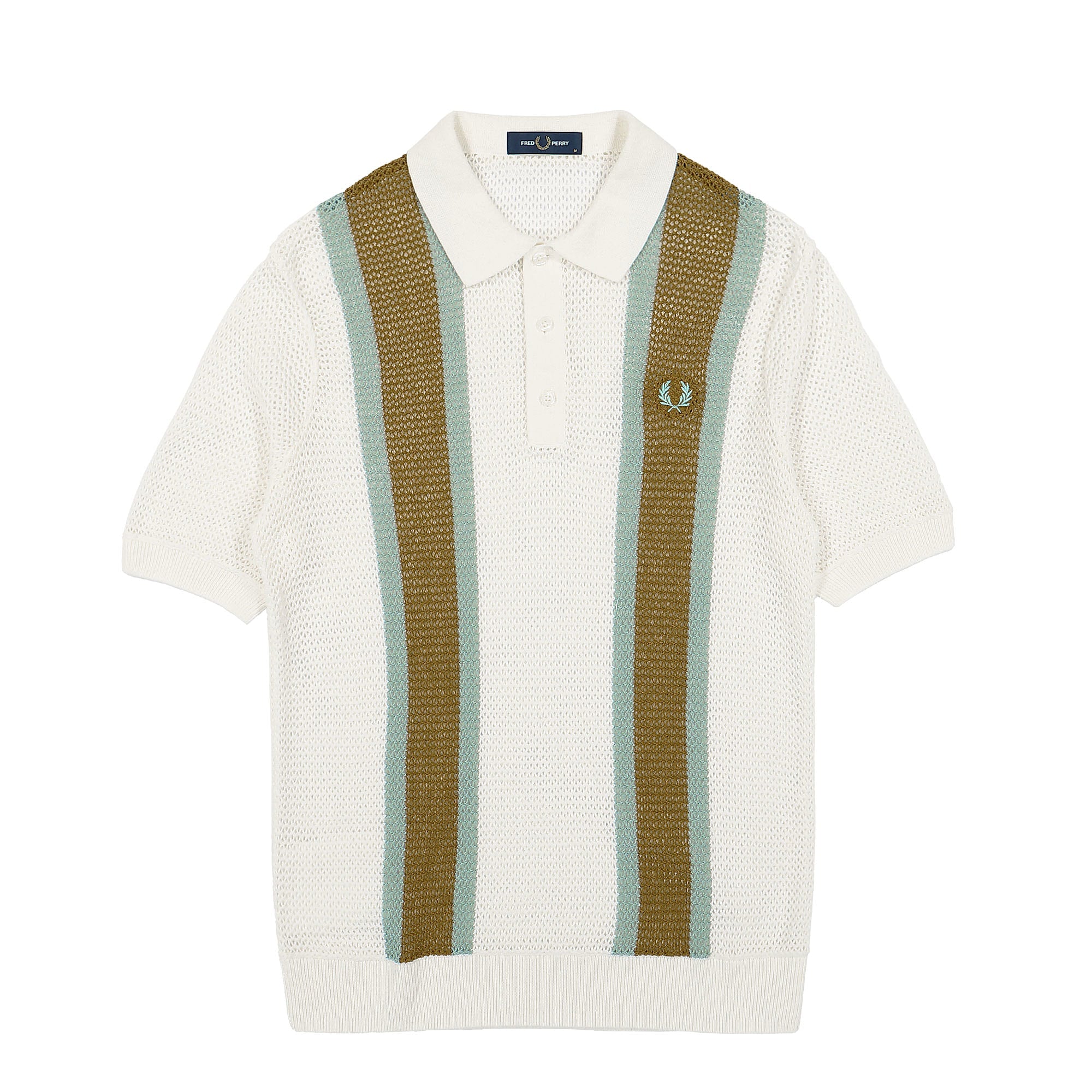 Fred Perry® Open Knit Shirt white - mx8dVSut