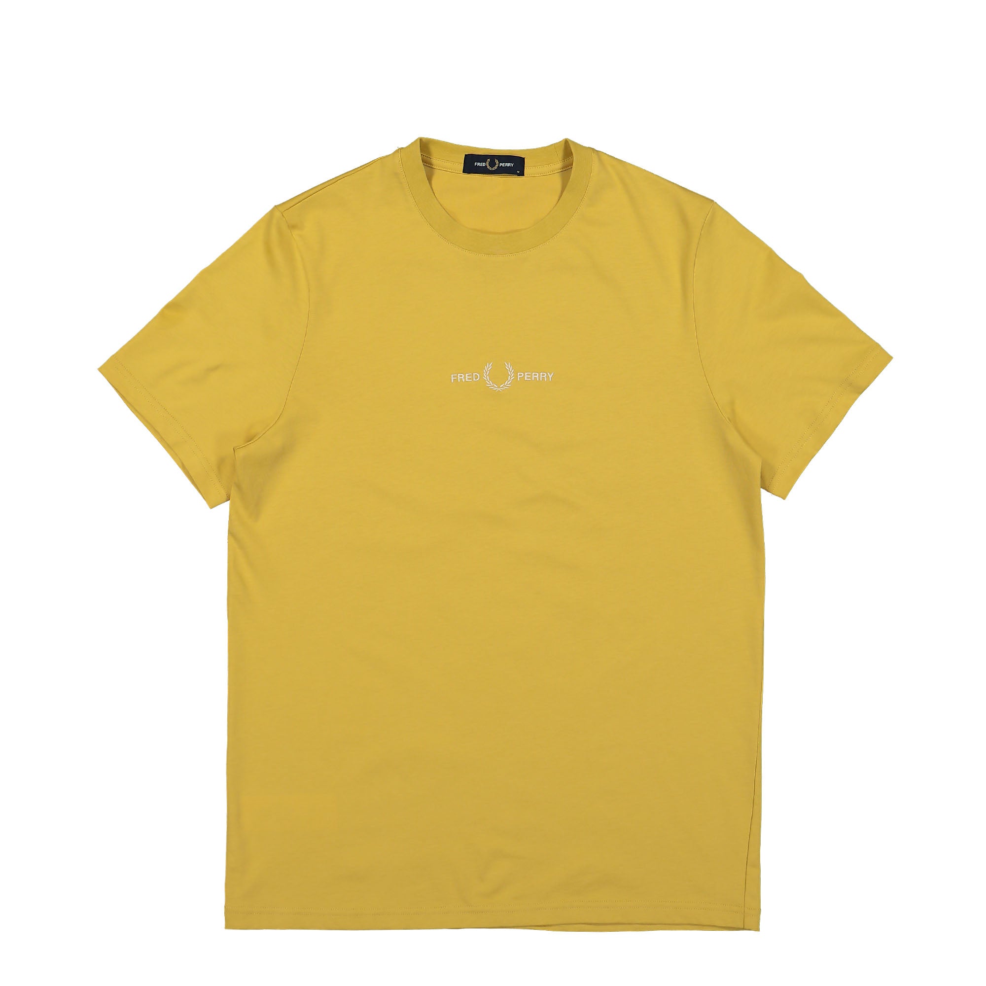 Fred Perry® Embroidered T-Shirt yellow - qo6PAALS