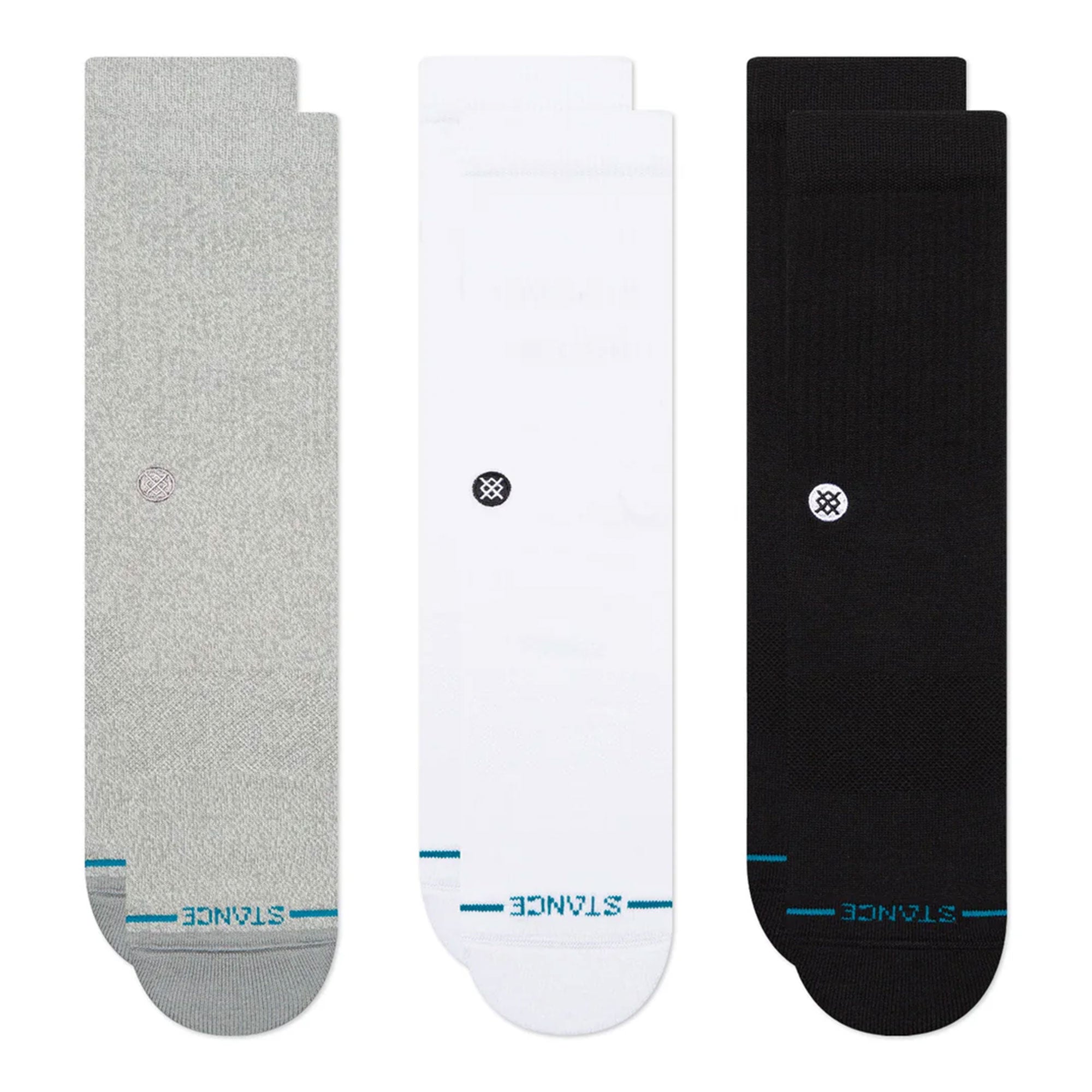 Stance® Icon 3 Pack Socks black / multicolored - Kx3bd1Qd