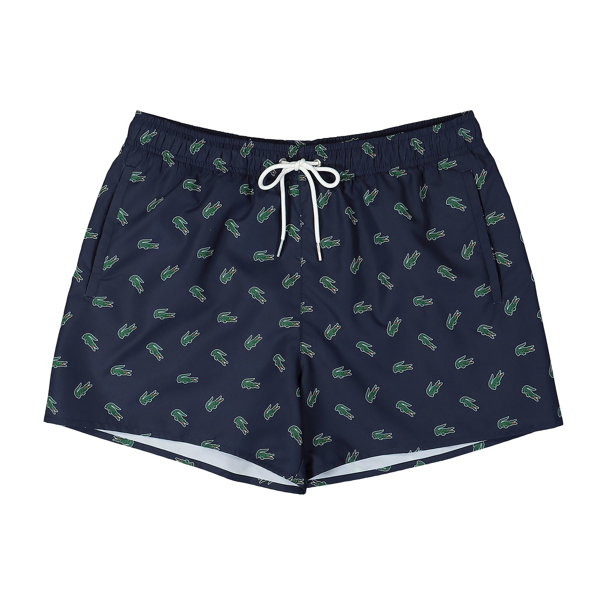 Lacoste® Crocodile Print Swim Trunks blue - uVKmnZ5l