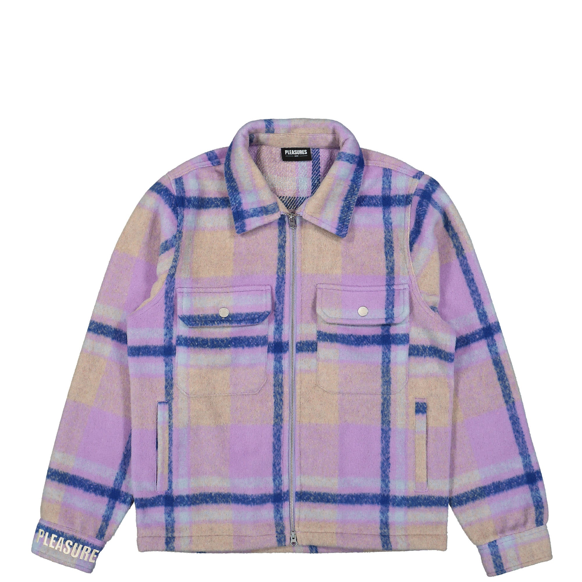 Pleasures® Folklore Plaid Work Jacket multicolored / purple - py8GvTx0