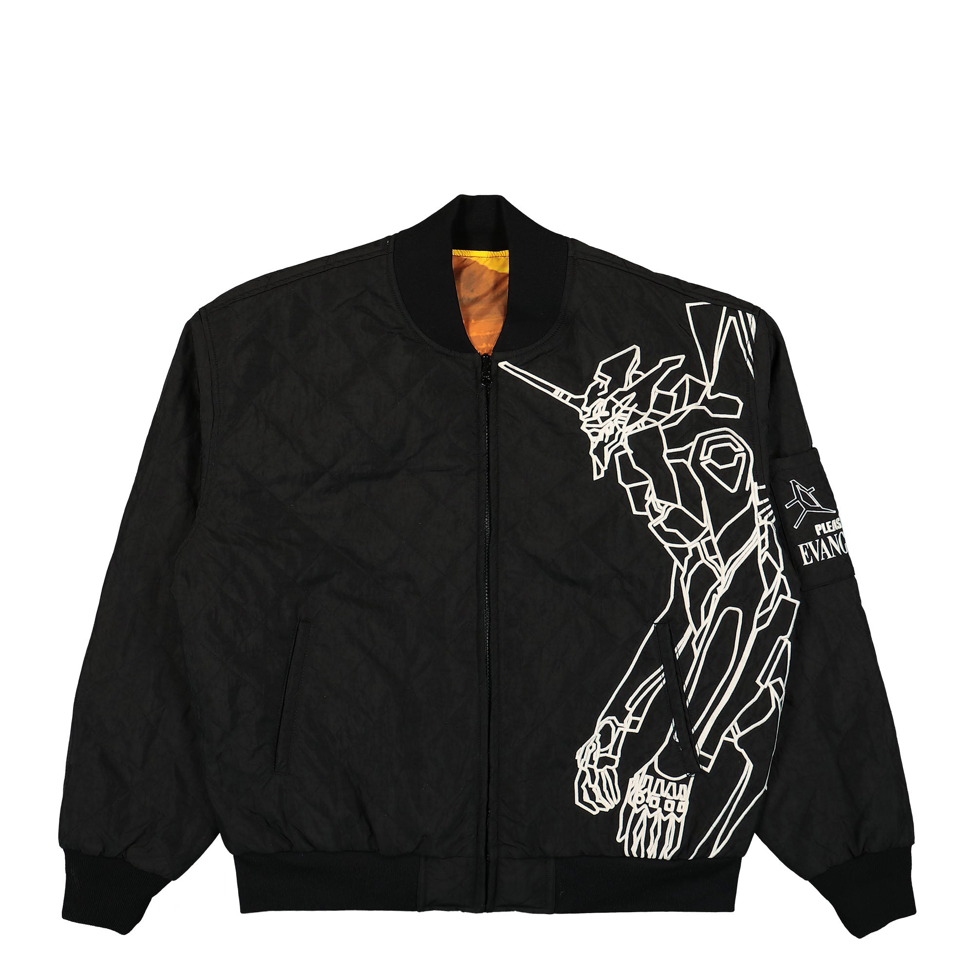 Pleasures® Humanoid Reversible Bomber black - oDJvx1Fe