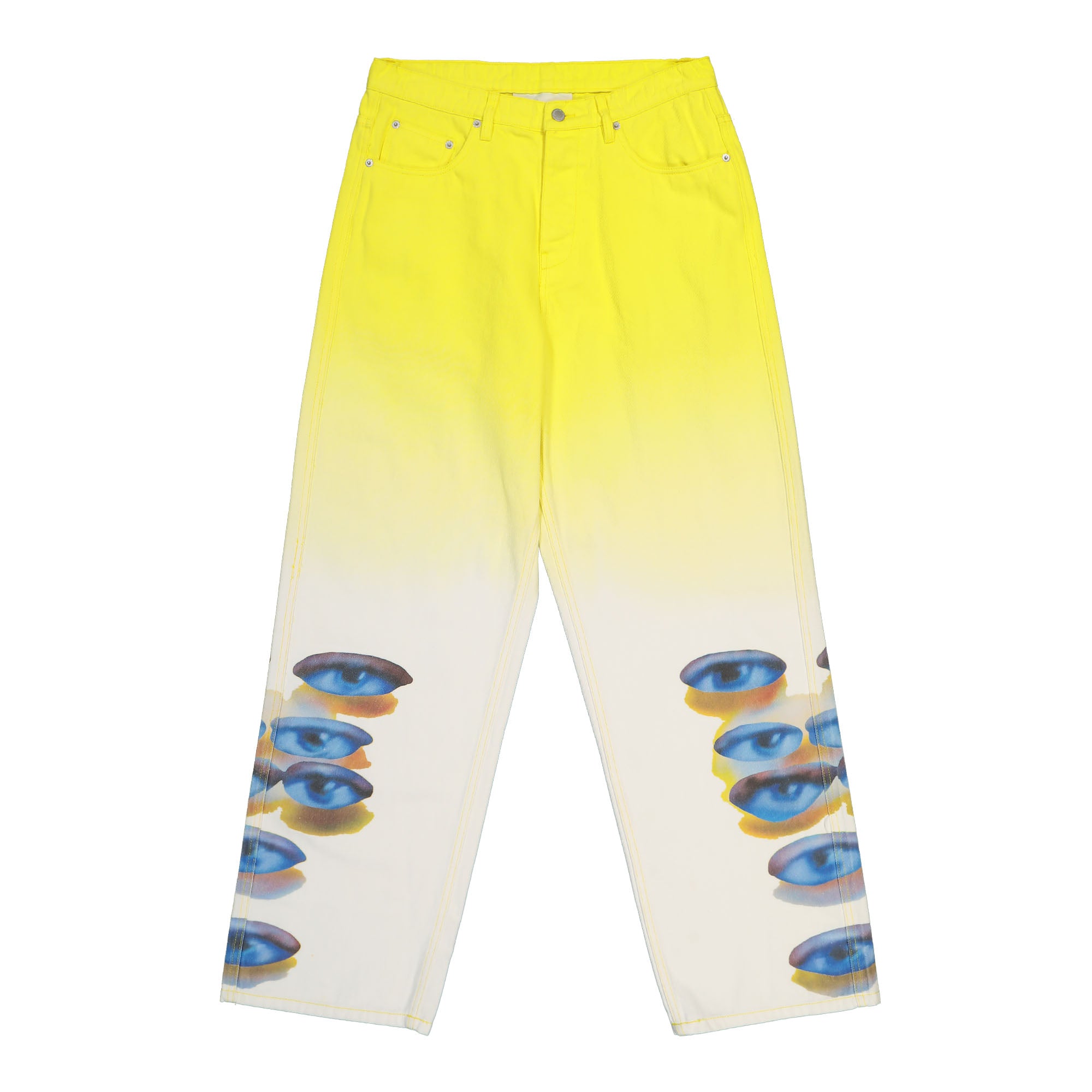 Pleasures® Human Eyes Baggy Pants yellow - zHD1VTax