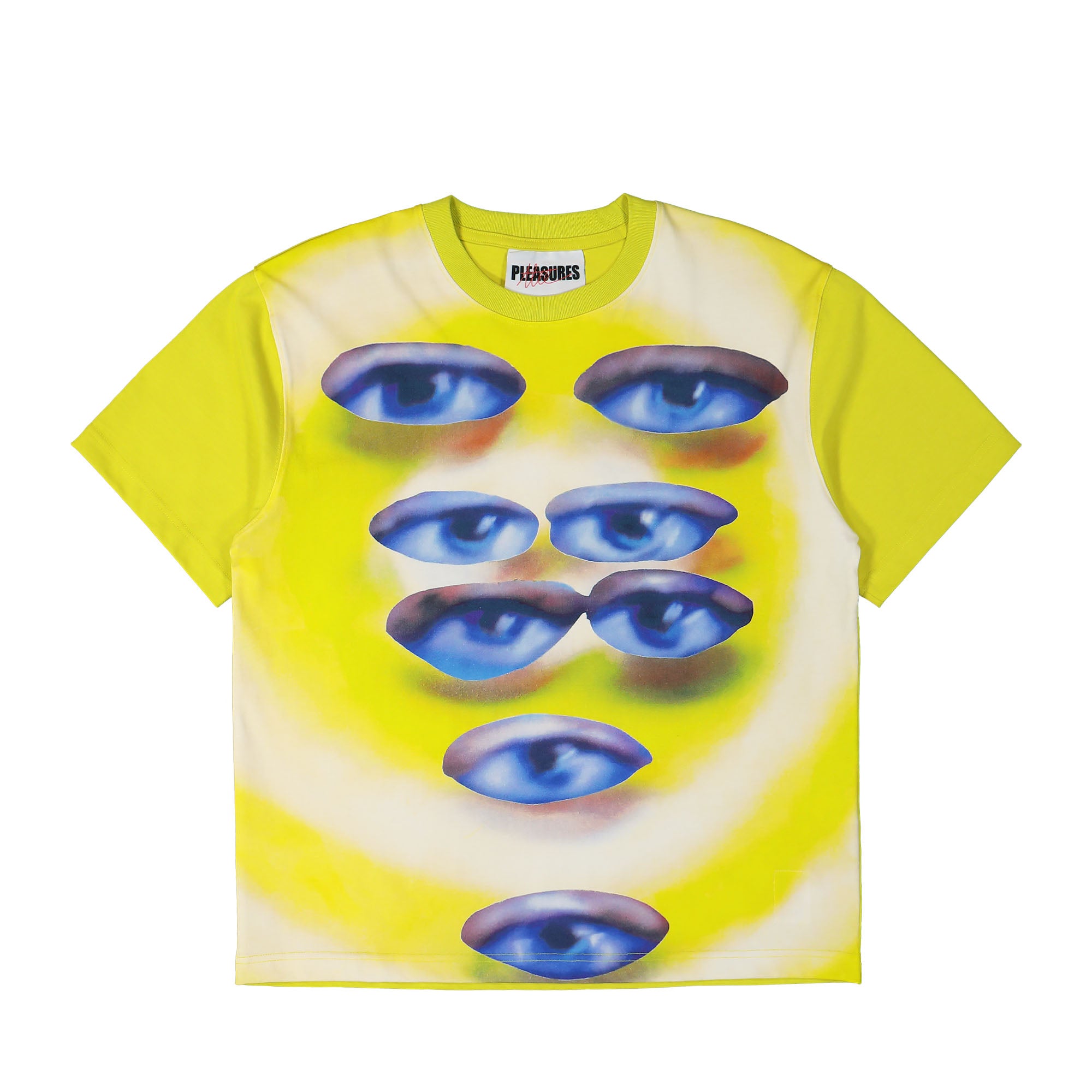 Pleasures® Human Eyes Heavyweight Shirt yellow - 9e0GIOMV