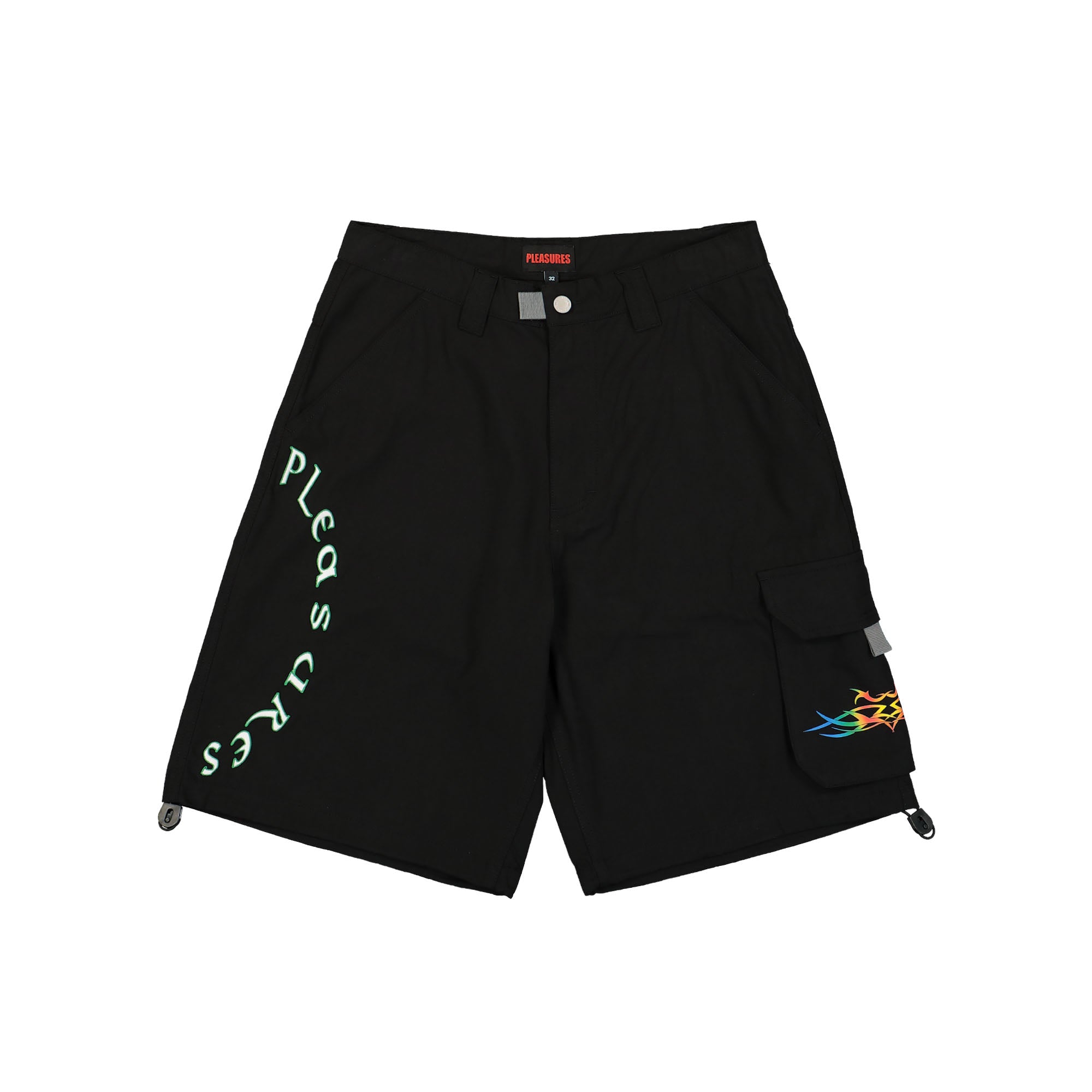 Pleasures® Adventure Cargo Shorts black - h3gZjoR8