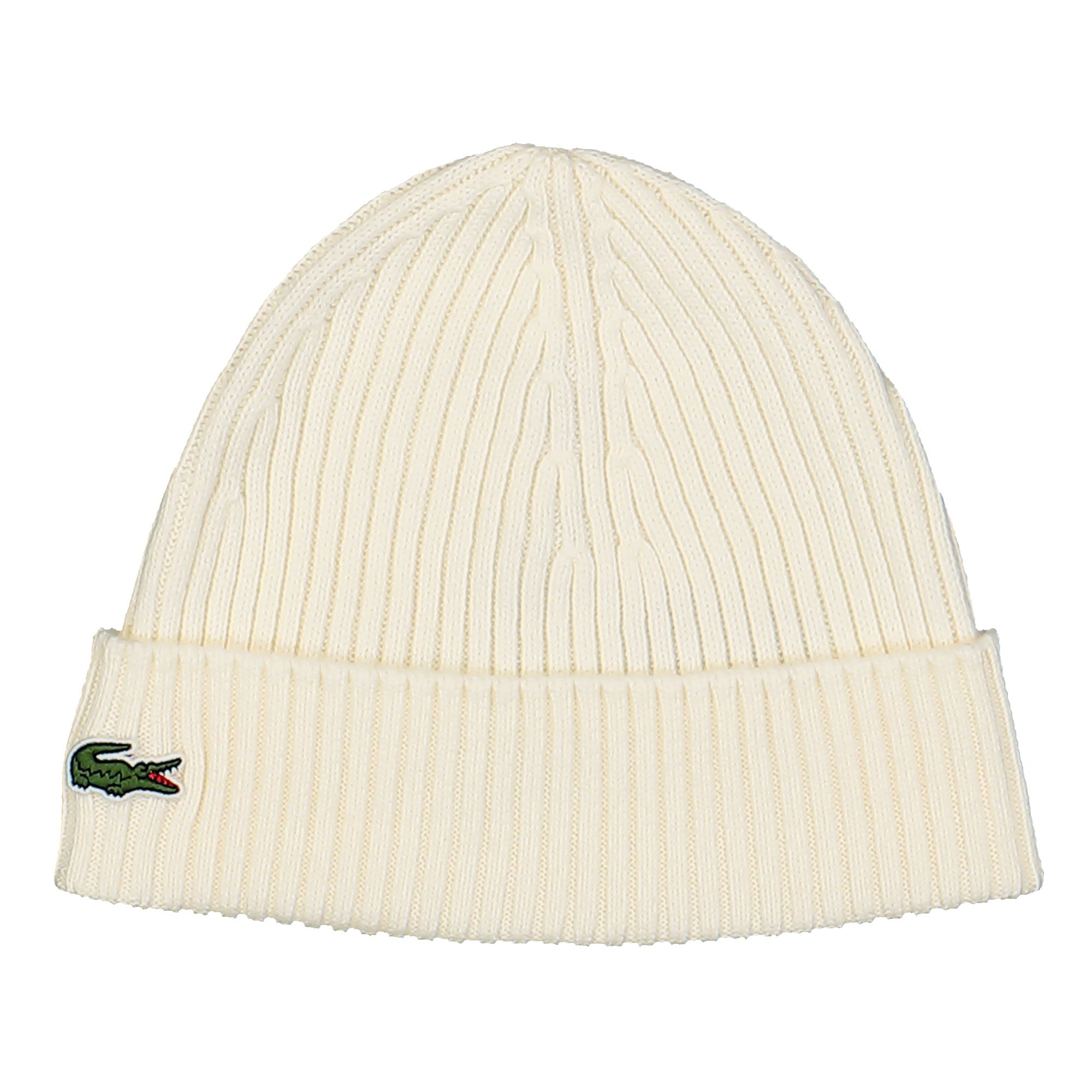 Lacoste® Knitted Beanie white - jexuBM6c