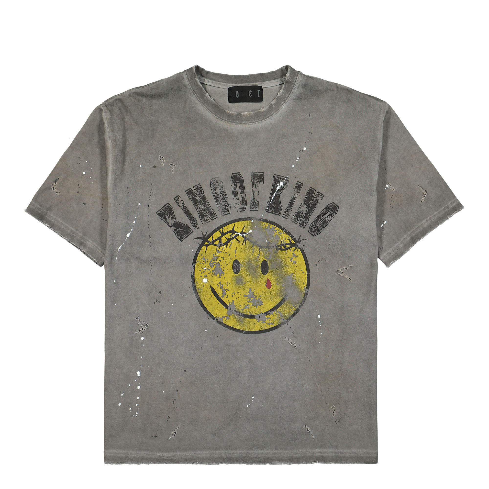 Someit® K.O.K Vintage Tee gray - Yg1UQ4cr