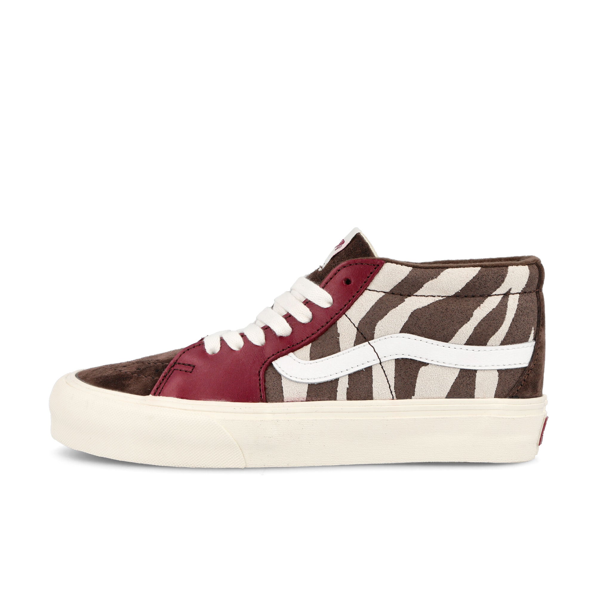 Vans® Sk8-Mid VR3 LX beige / brown / red - 6NqC95Sg