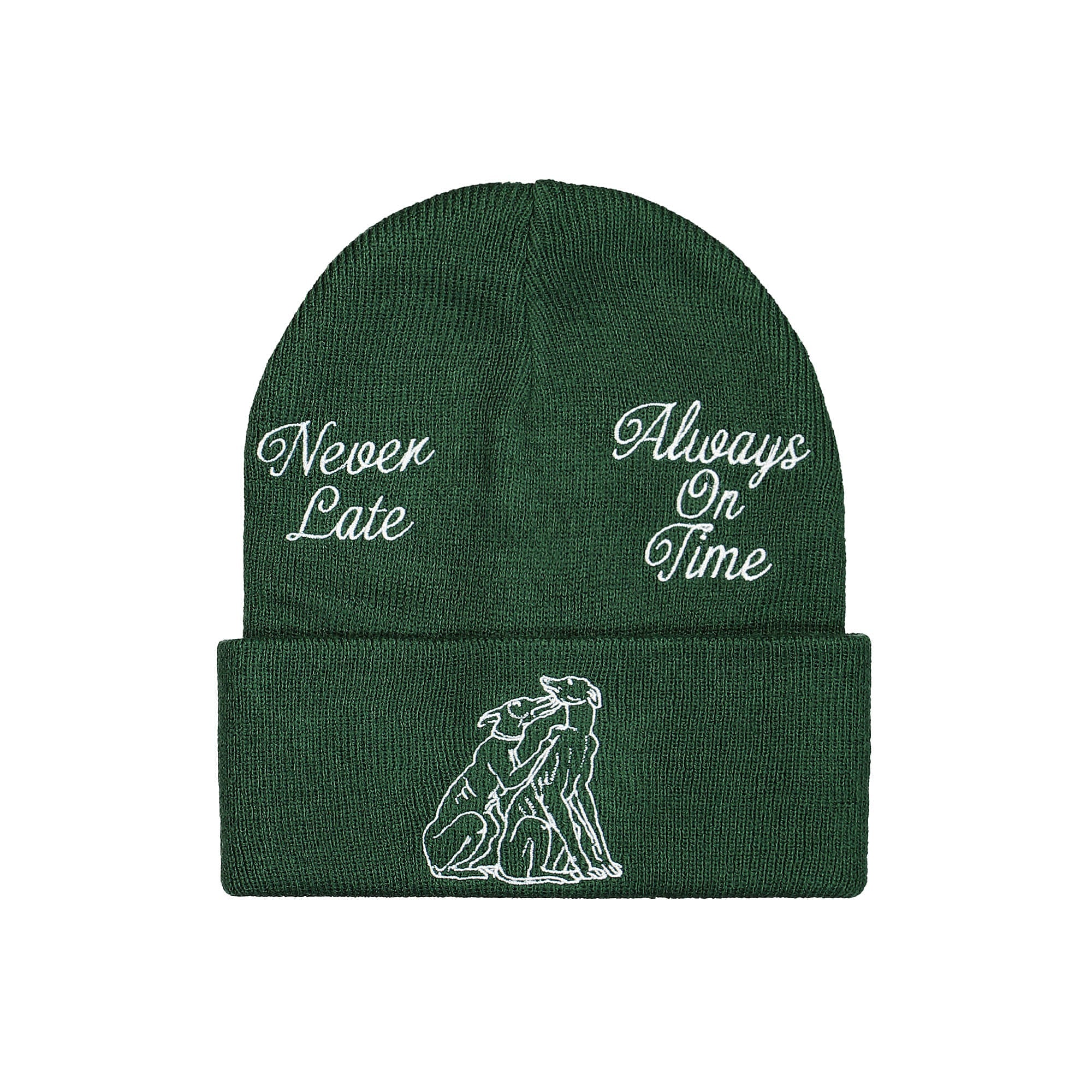 Obey® Never Late Beanie green - 9nX8h3FM