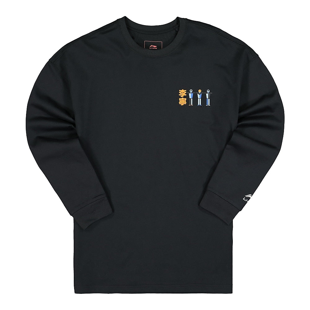 Li-Ning® L/S Tee black - l29P1NQ4