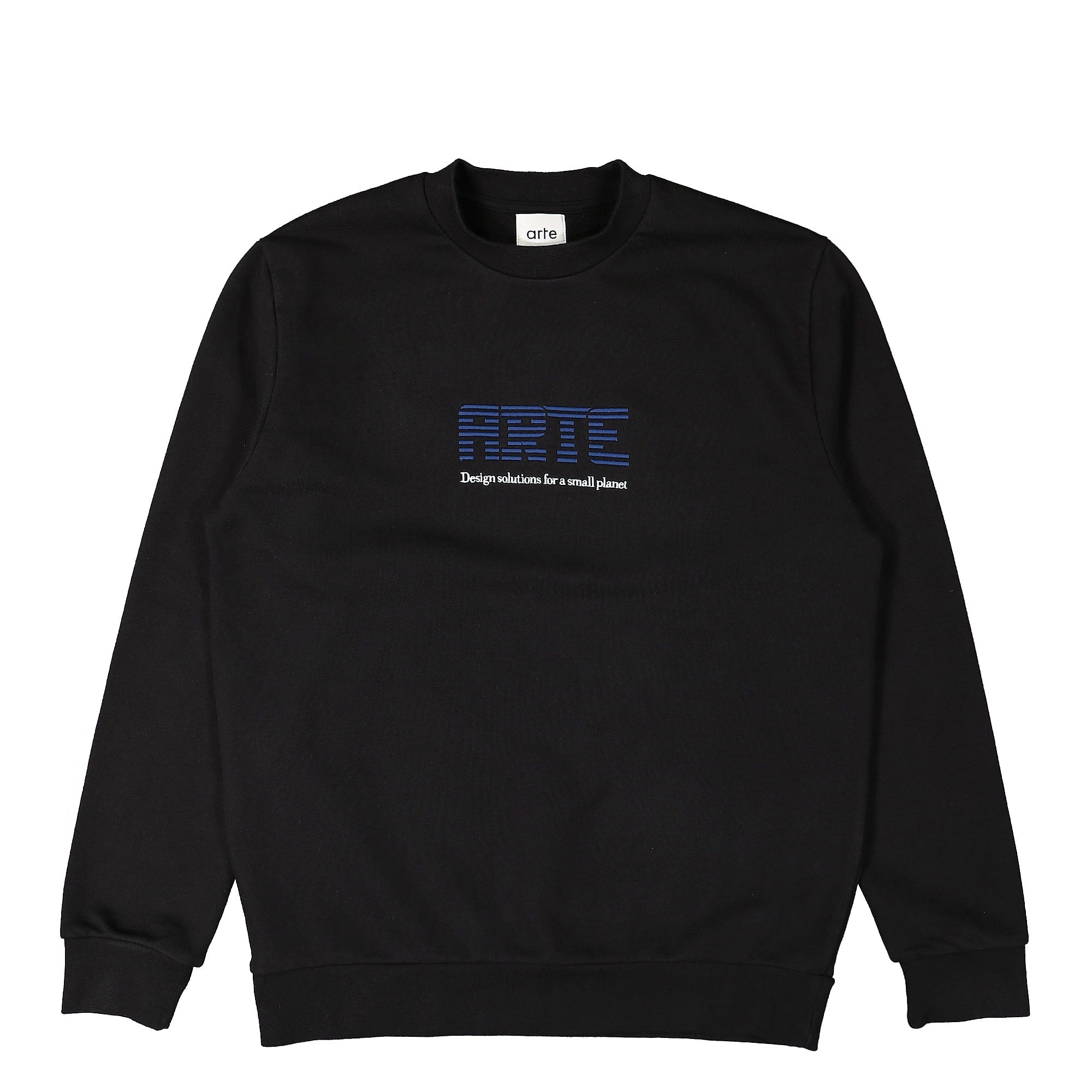 Arte Antwerp® Clarck Block Logo Crewneck black - ZiPQ1d7m