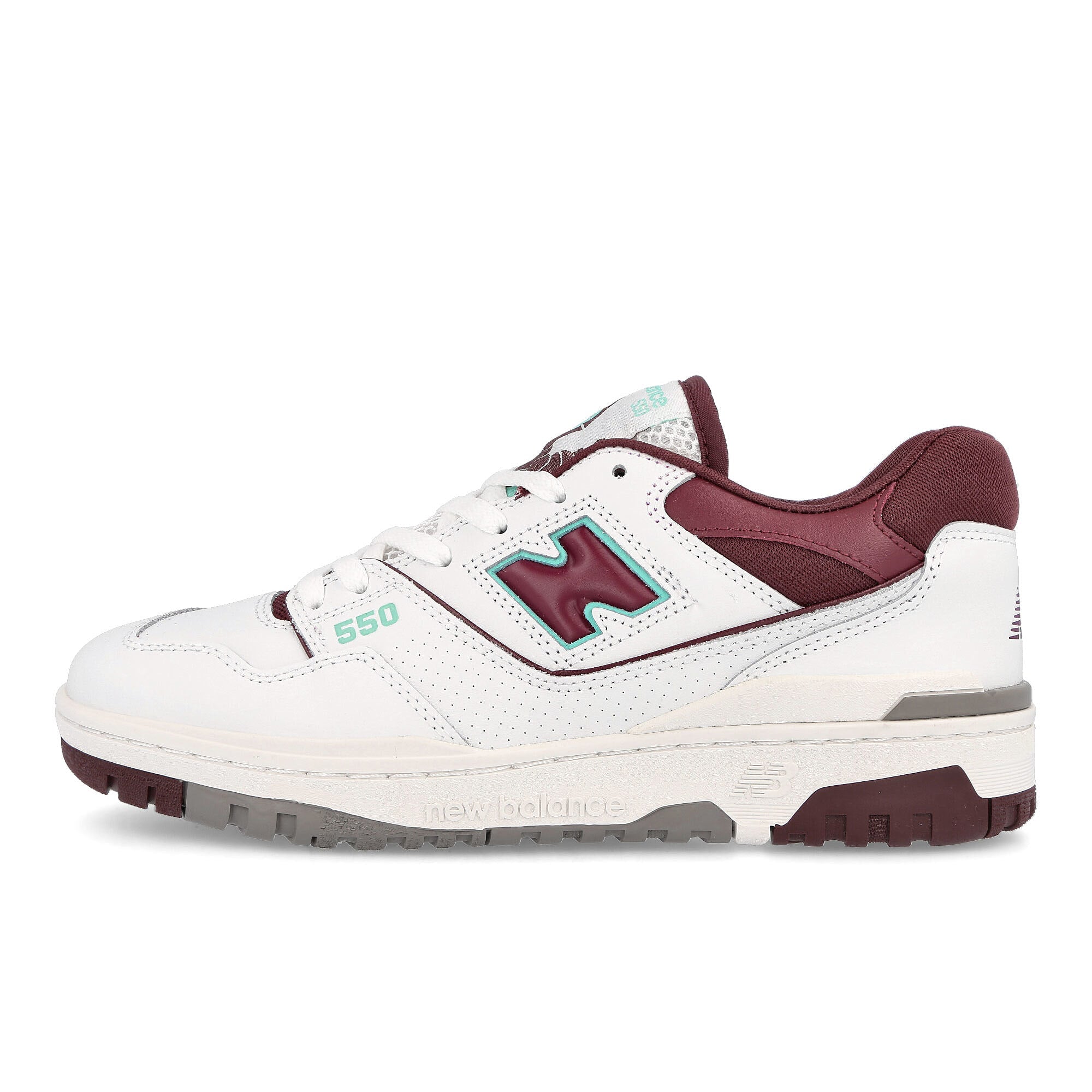 New Balance® bb550wbg white / red - Xov1CgDK