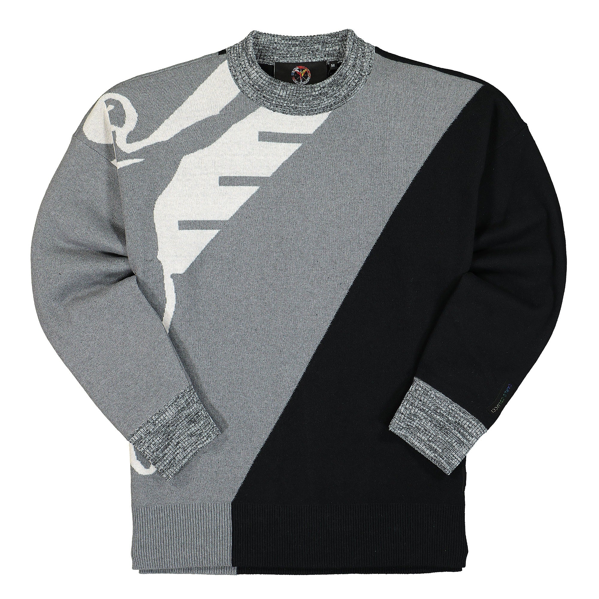 Carlo Colucci® Pullover black / gray / white - IAH6UuQg