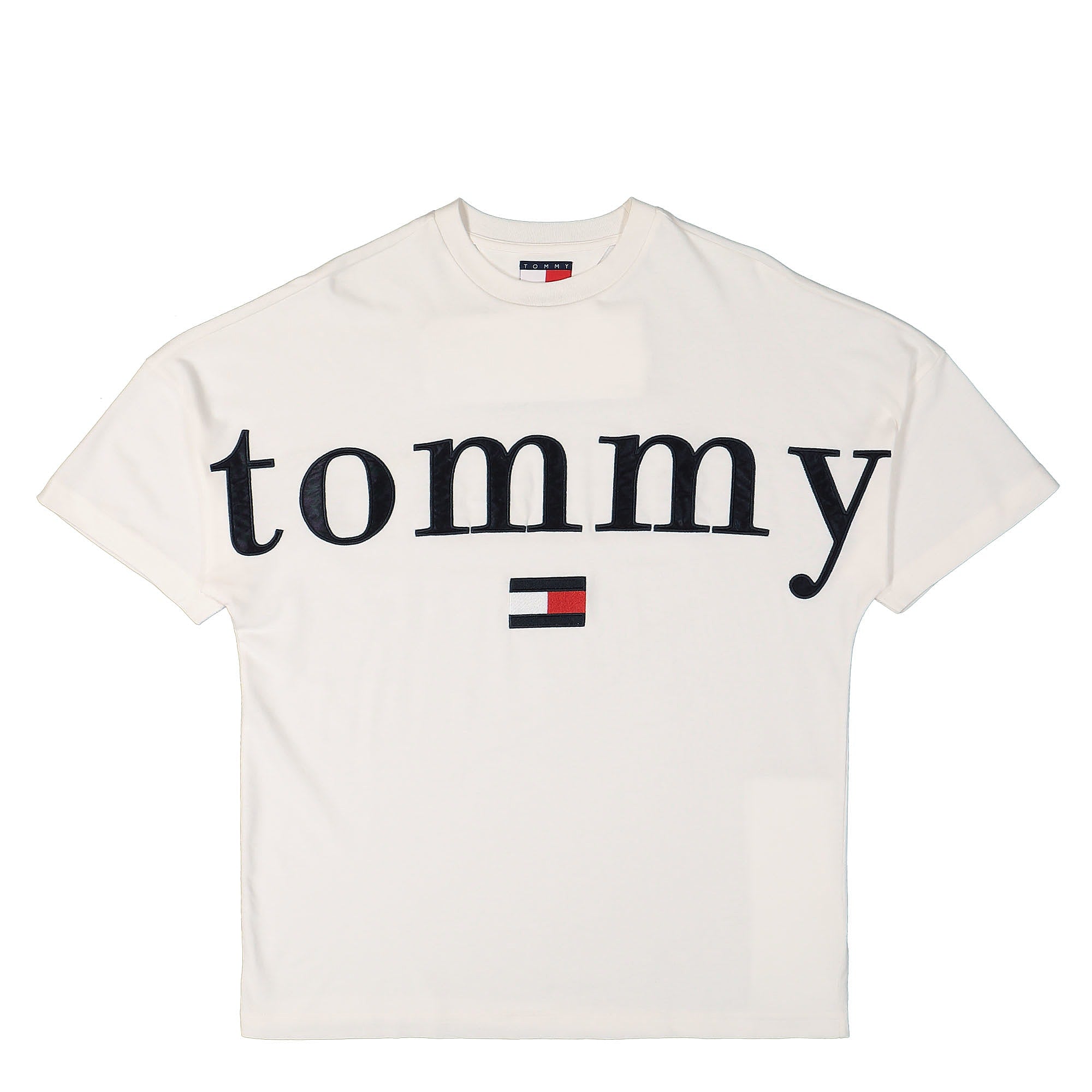 Tommy Jeans® TJCU Split Hem Tommy Tee beige - YhYxbaM3