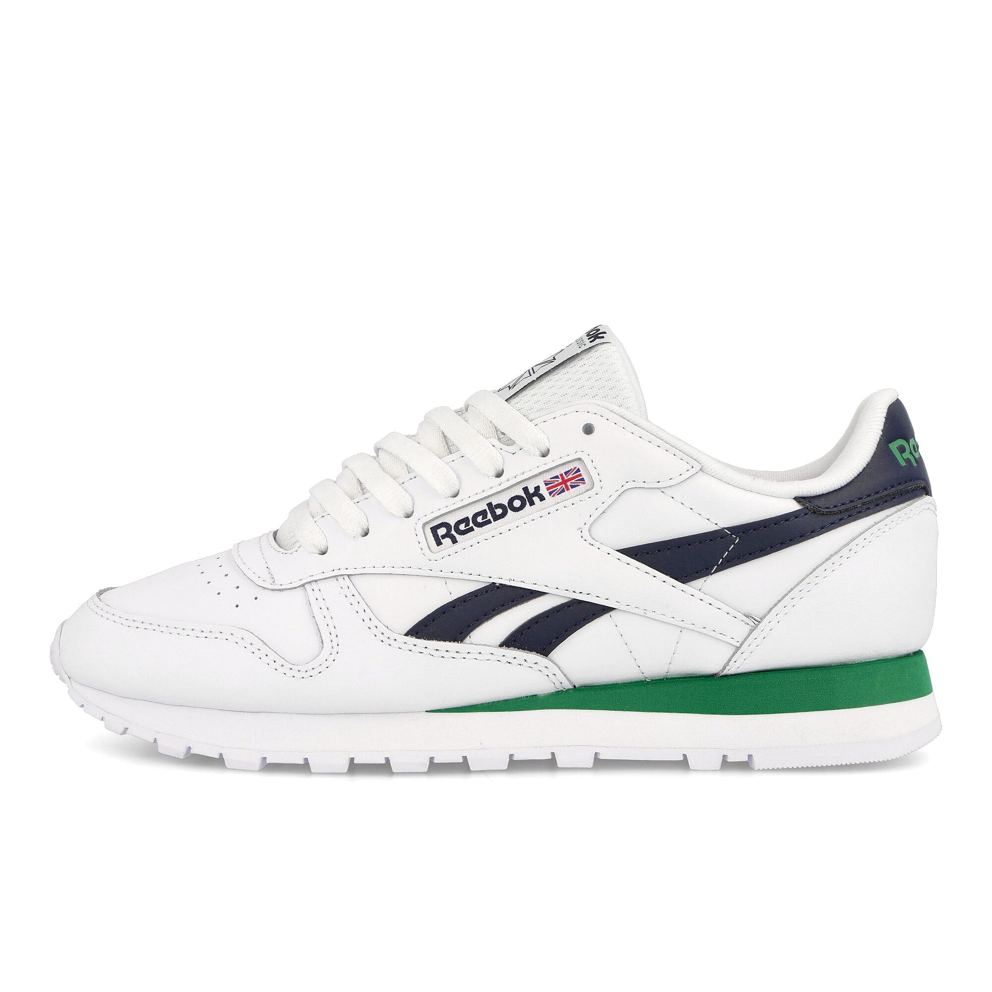 Reebok® Classic Leather white / green - 7YkrqxZw