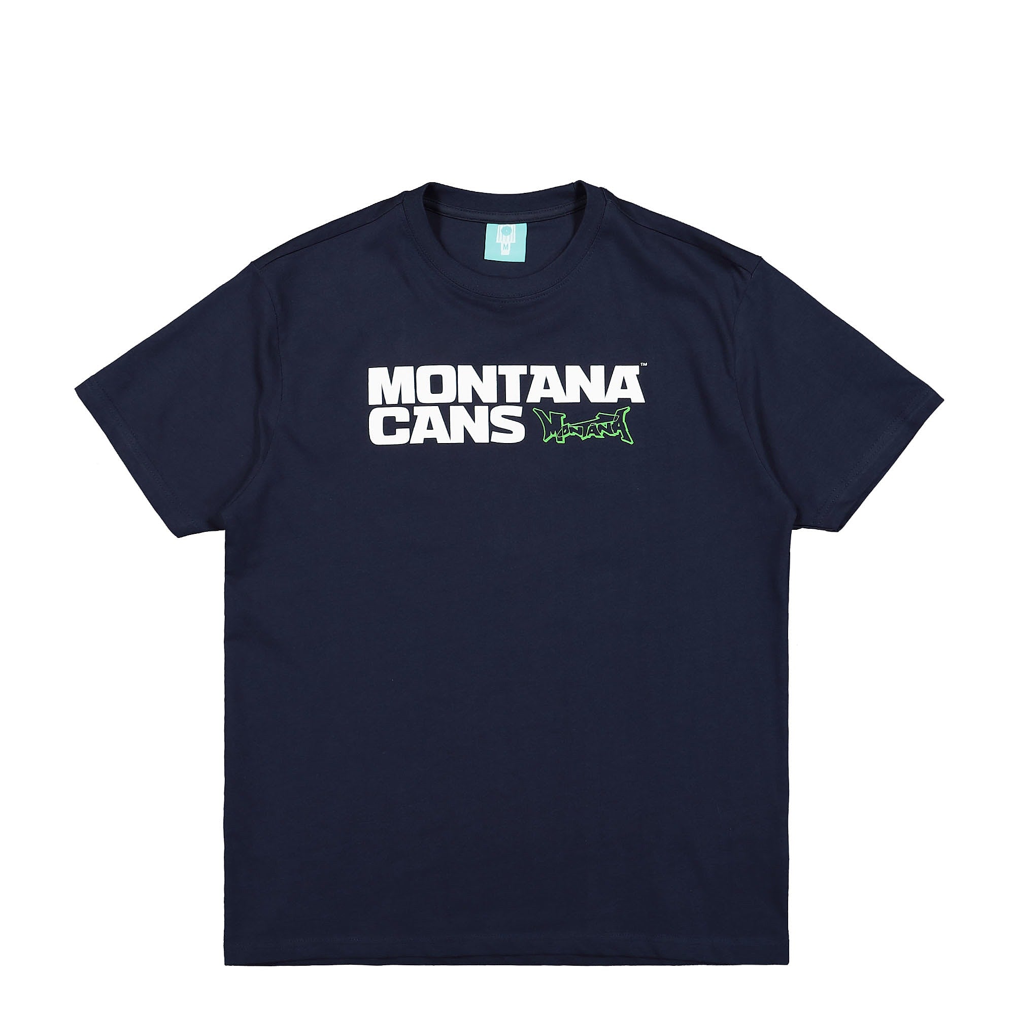 Montana® T-Shirt Typo + Logo blue - l47RwUWN