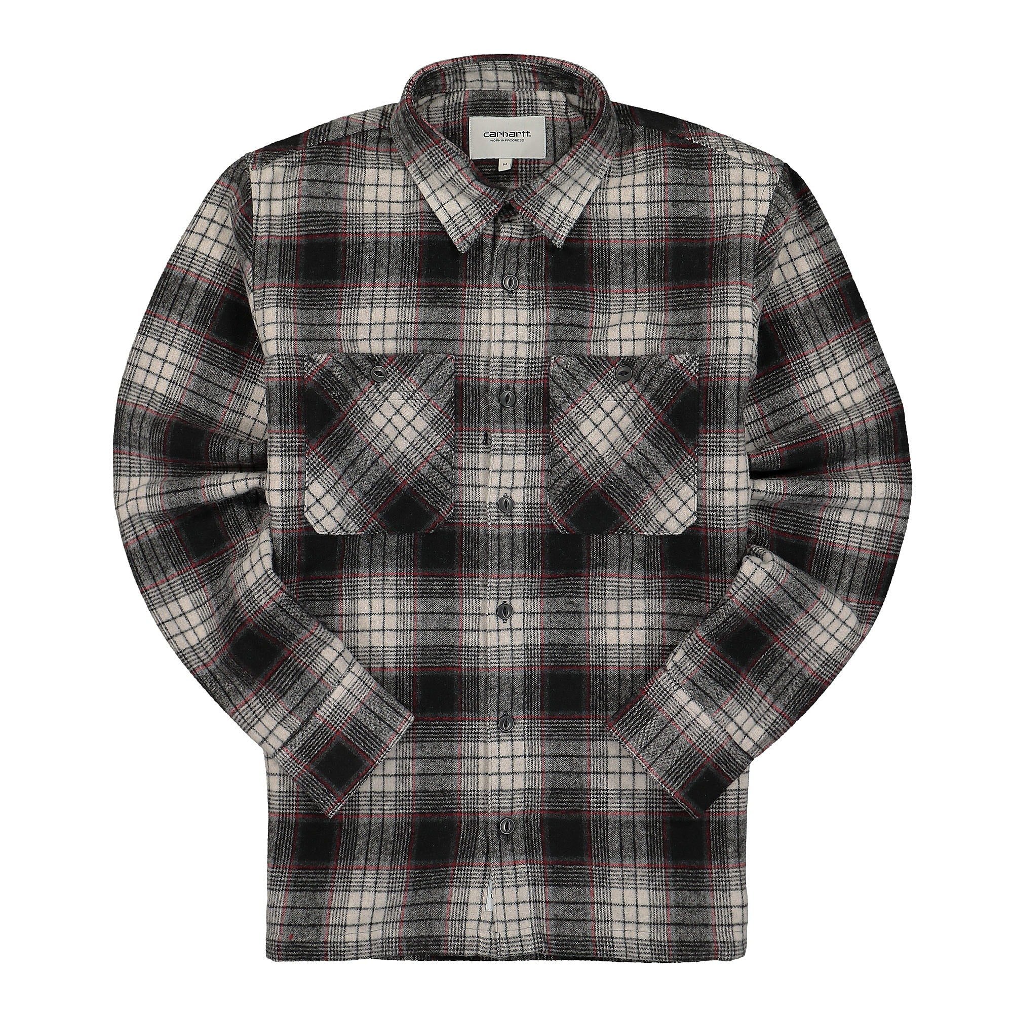 Carhartt WIP® L/S Hagen Shirt gray / multicolored - m9WURgXS