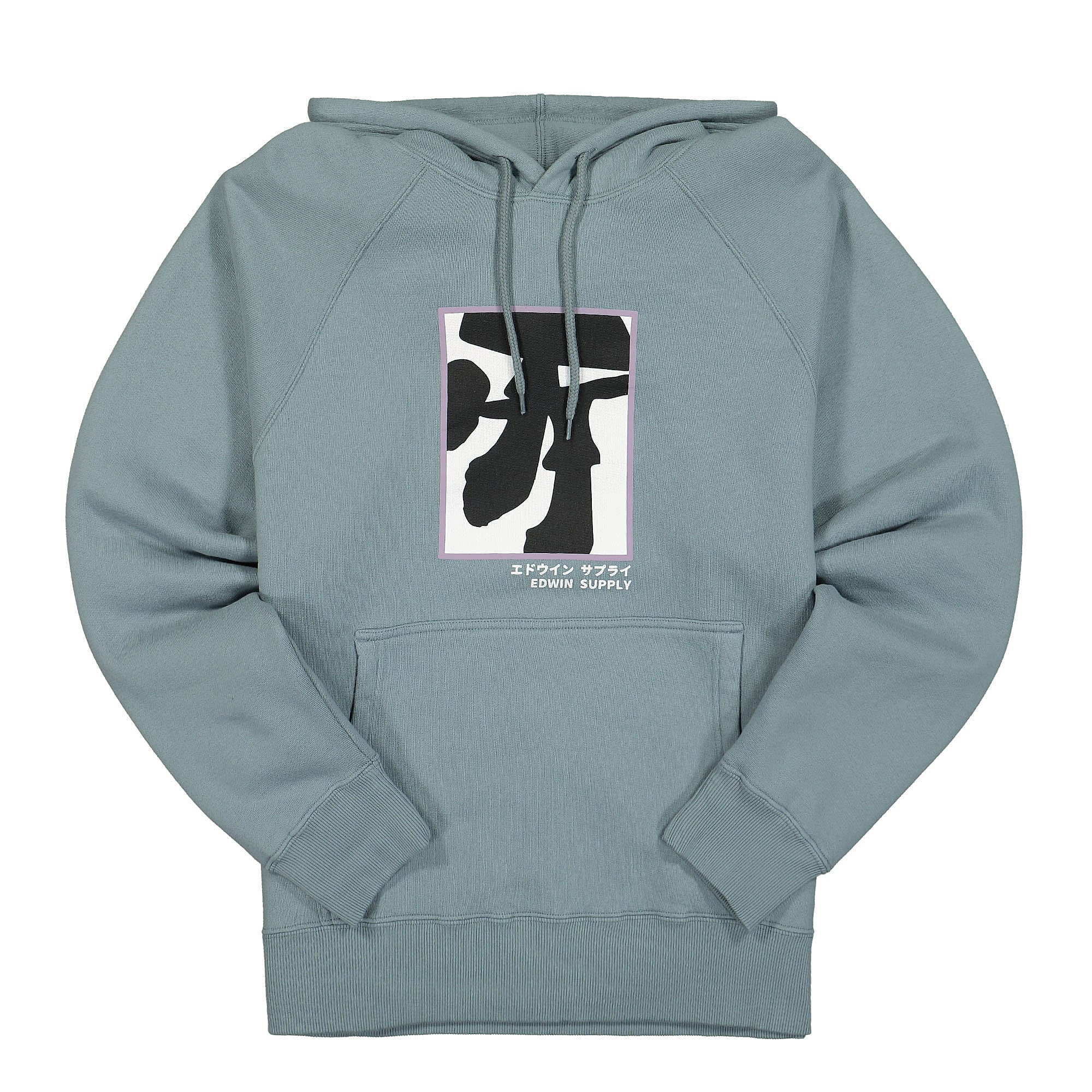 Edwin® Shrooms Hoodie blue - PVHCrlFC