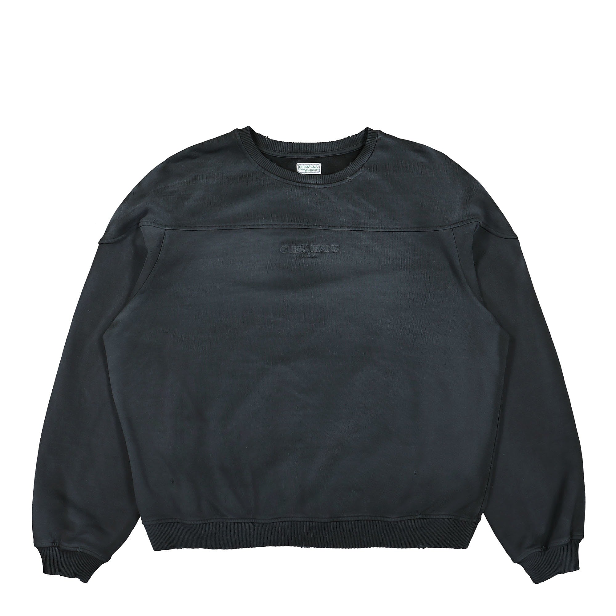 GUESS U.S.A.® Classic Logo Crewneck black - QYJvIgQE