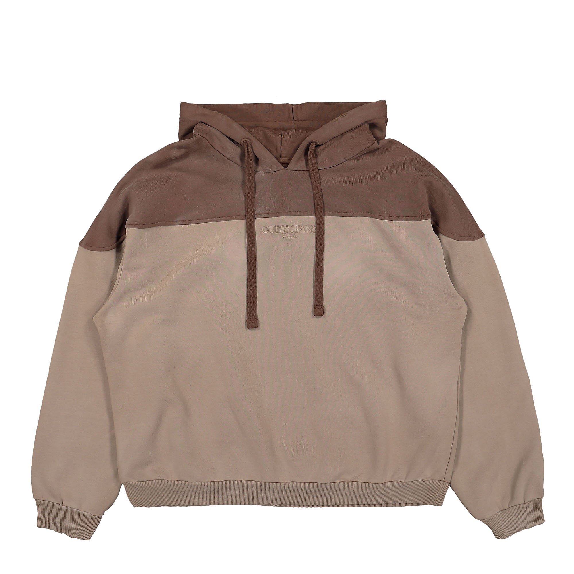 GUESS U.S.A.® Two Tone Hoodie brown - LeU3T4oT